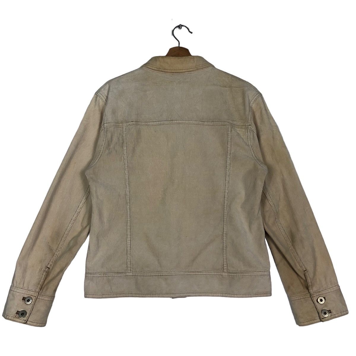 Burberry 🔥Vtg Cropped Biker Jacket Corduroy Burberry Nova Check Size US M / EU 48-50 / 2 - 8 Thumbnail