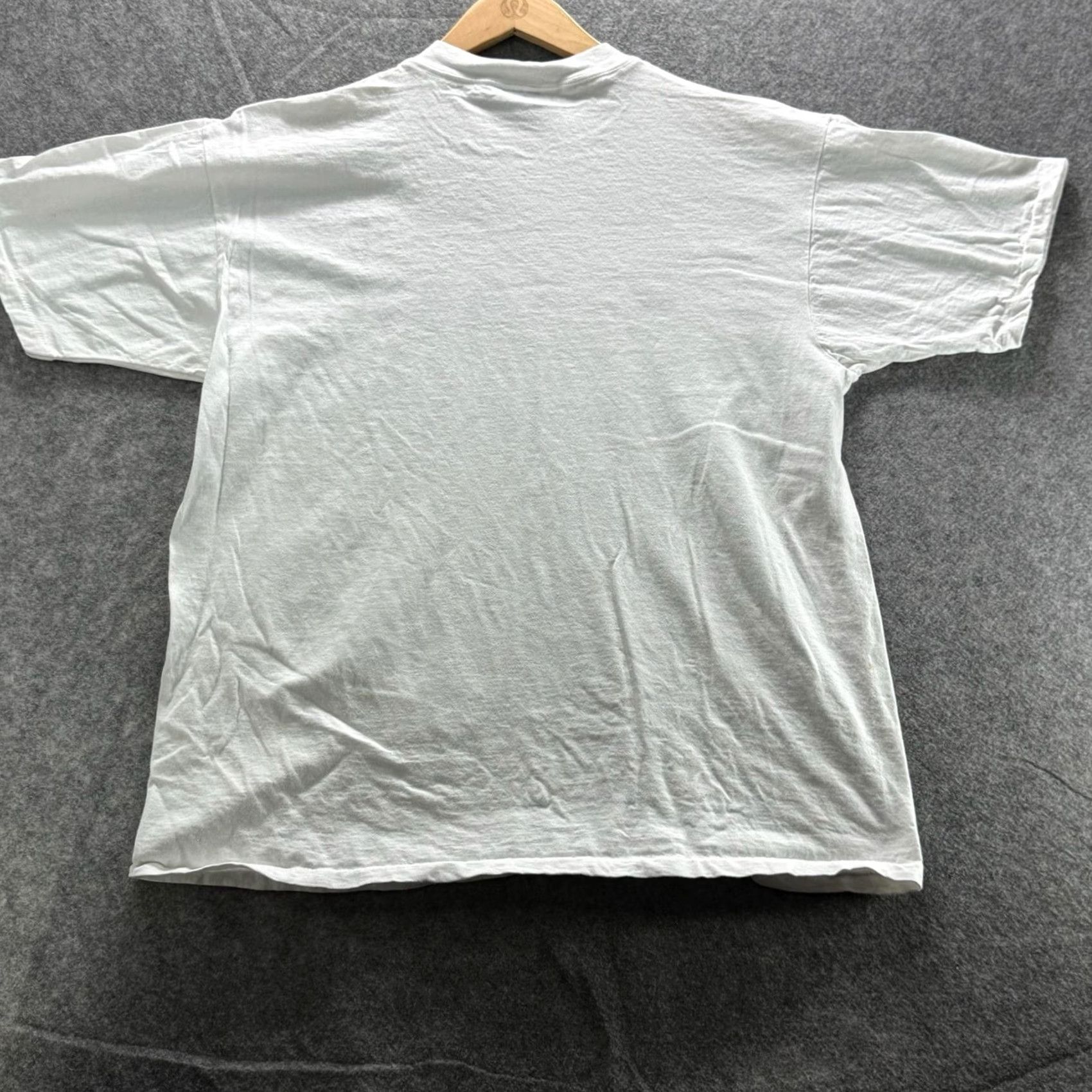 Vintage VINTAGE Oneita Shirt Mens XL White REXAM Graphic Tee Crewneck 100% Cotton Size US XL / EU 56 / 4 - 6 Thumbnail