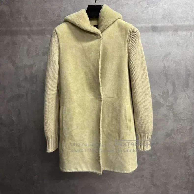 Loro Piana Loro Piana Ivory White Patchwork Material Fur and Leather Size S / US 4 / IT 40 - 1 Thumbnail