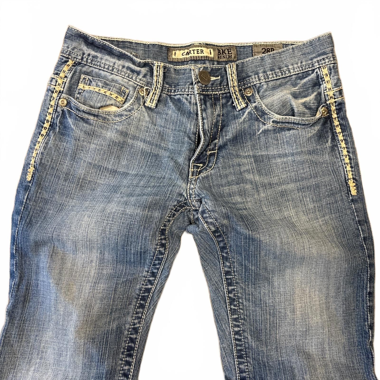 BKE y2k vintage distressed low waisted BKE jeans Size 28" / US 6 / IT 42 - 5 Thumbnail