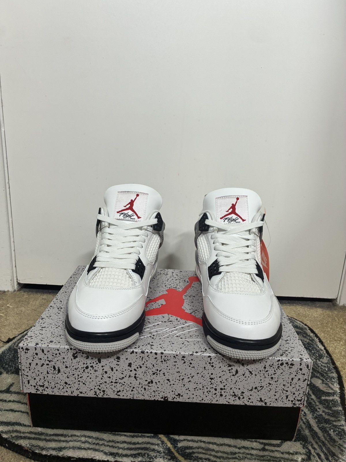Jordan Brand Jordan 4 retro white cement deadstock Size US 11 / EU 44 - 2 Thumbnail