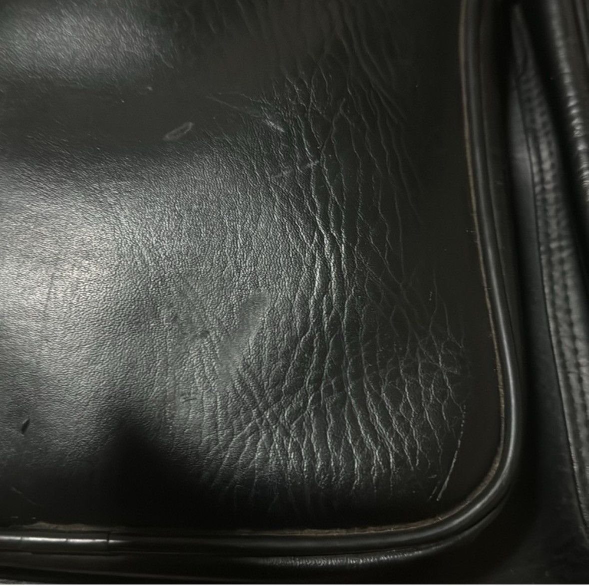 Vintage Vintage Retro Travel Bag Luggage 🧳 💼 Black Leather Size ONE SIZE - 10 Thumbnail