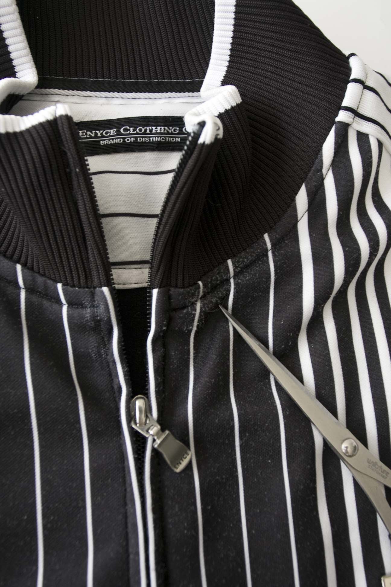 Enyce Enyce Y2k Track Jacket Size XL Black /White Full Zip Size US XL / EU 56 / 4 - 4 Thumbnail