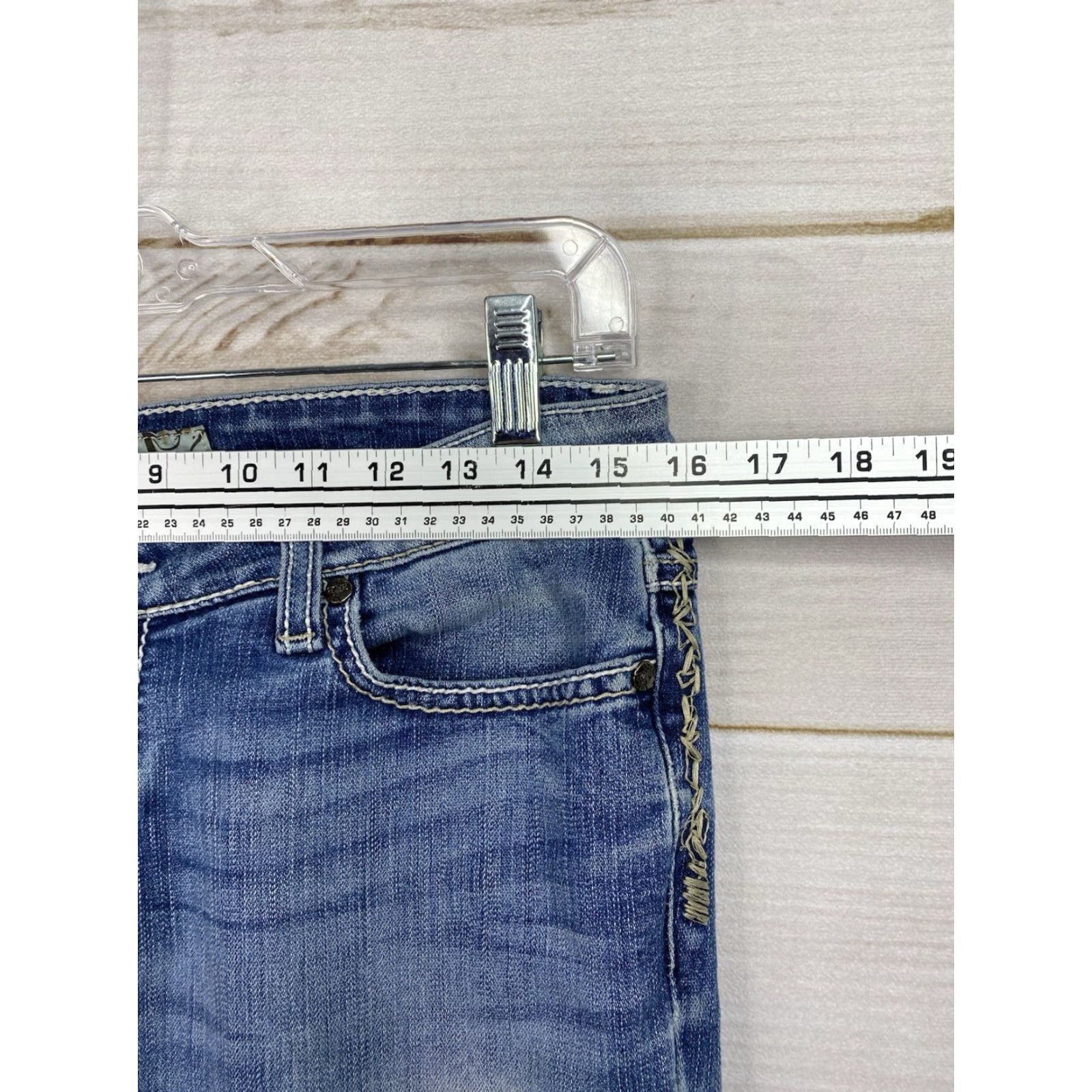 Vintage Buckle BKE Kate Boot Jeans Bootcut Distressed Medium Wash Denim 28 Women Women Jeans Shoes? Size 28" / US 6 / IT 42 - 5 Thumbnail