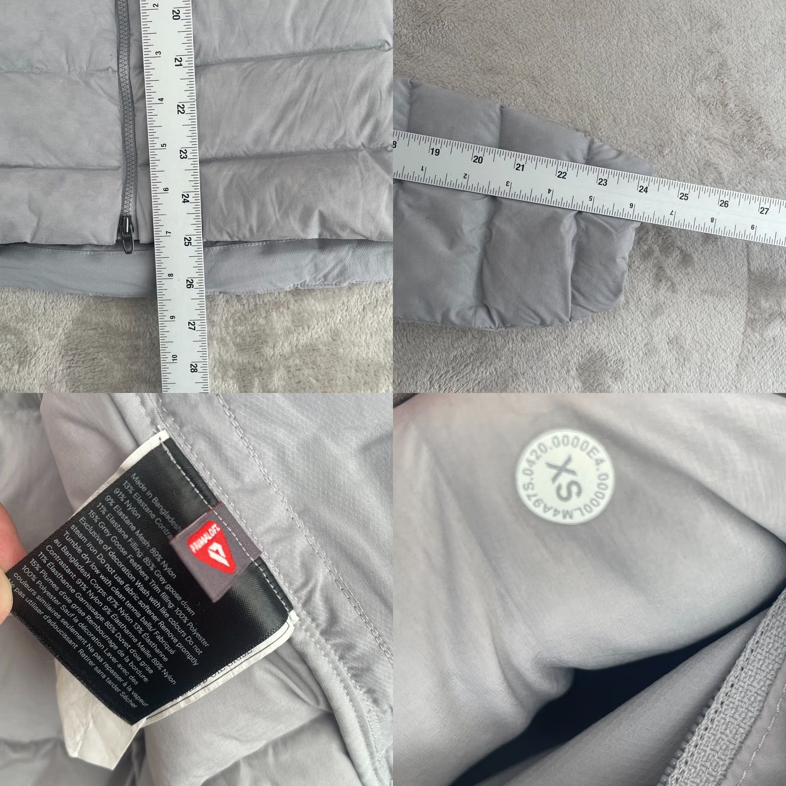 Lululemon Lululemon Navigation Down Jacket Men XS Silver Windproof 700 Fill Size US XS / EU 42 / 0 - 8 Thumbnail