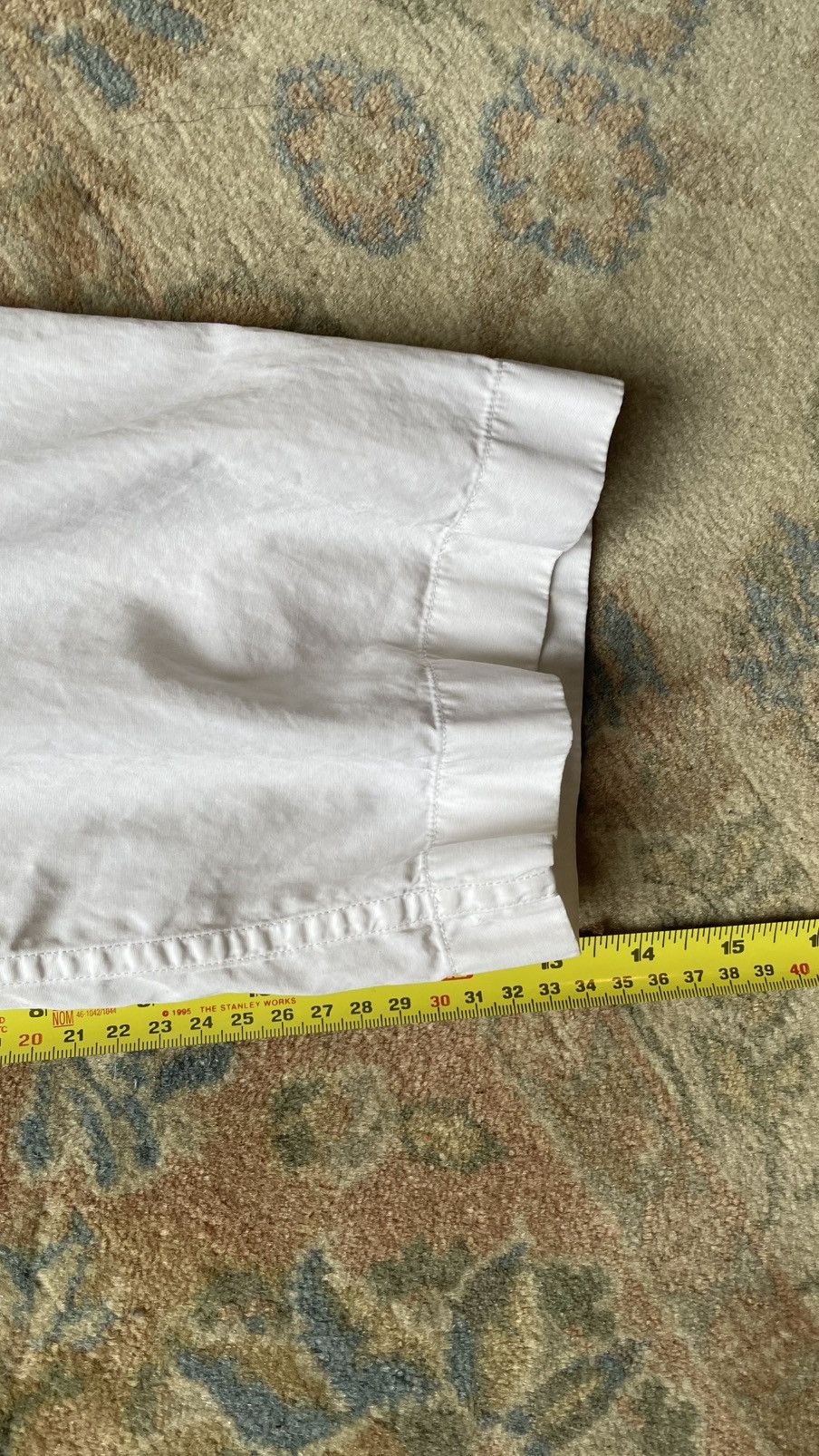 Dsquared2 DSquared2 Made in Italy White Buttonup with Painter Sleeves Size US S / EU 44-46 / 1 - 7 Thumbnail