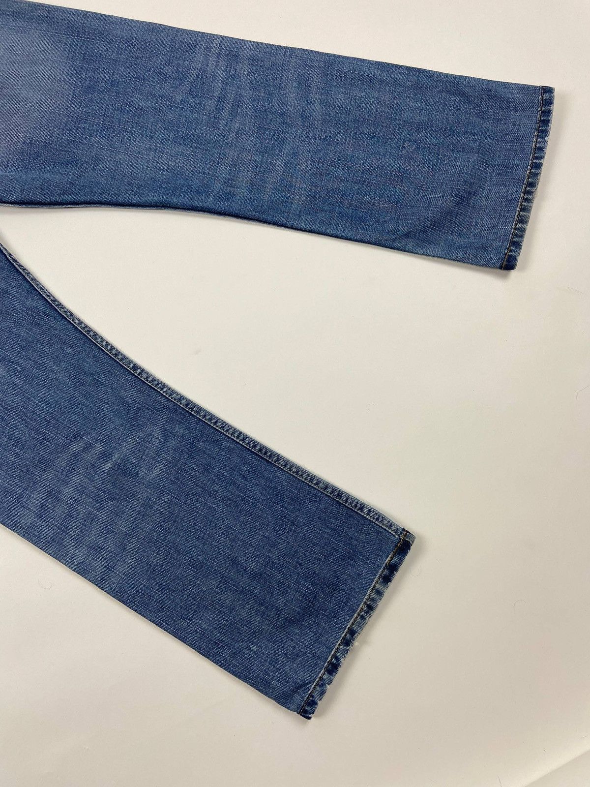 Evisu × Puma Blue Denim Straight Fit Seagull Logo Vintage Y2K Size US 32 / EU 48 - 5 Thumbnail