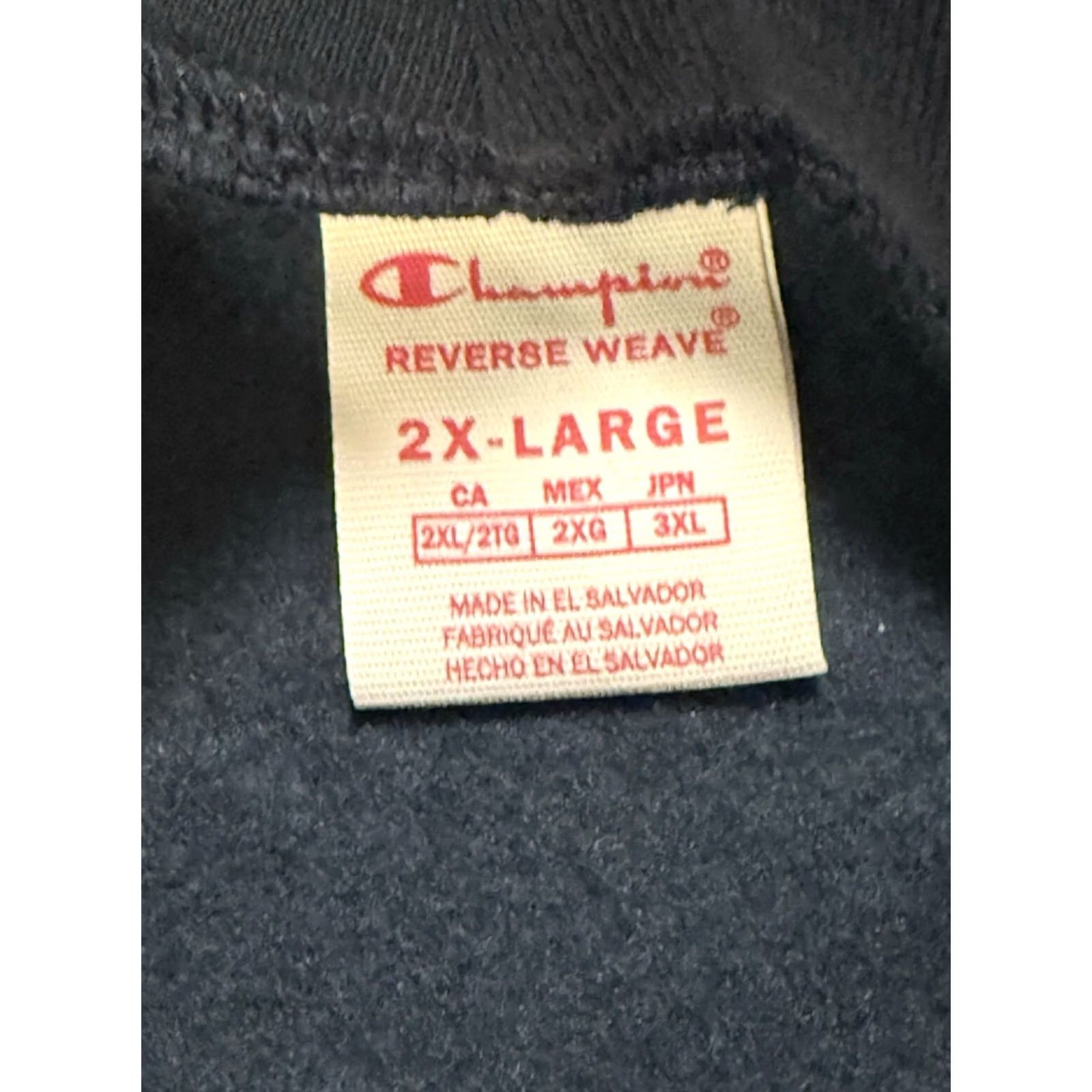 Vintage Champion Reverse Weave Hoodie XXL NWT Sanrio Hello Kitty 50th Anniversary Black Fleece Pullover Mens Size US XXL / EU 58 / 5 - 5 Thumbnail