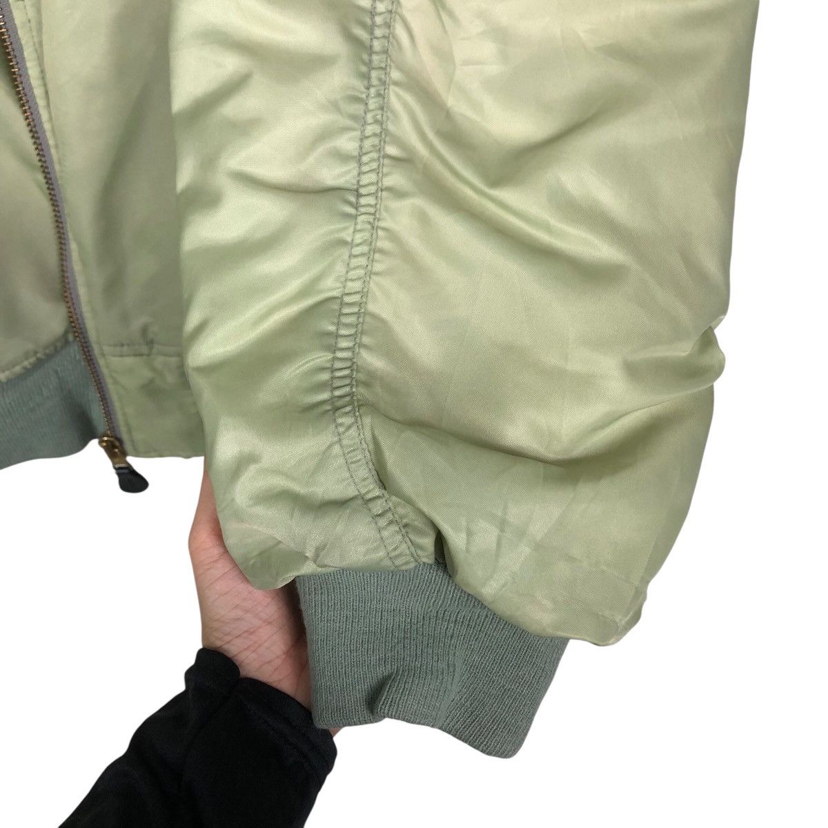 Japanese Brand 📌Vintage Fly Bomber Jacket Reliable Military Collection Size US M / EU 48-50 / 2 - 16 Thumbnail