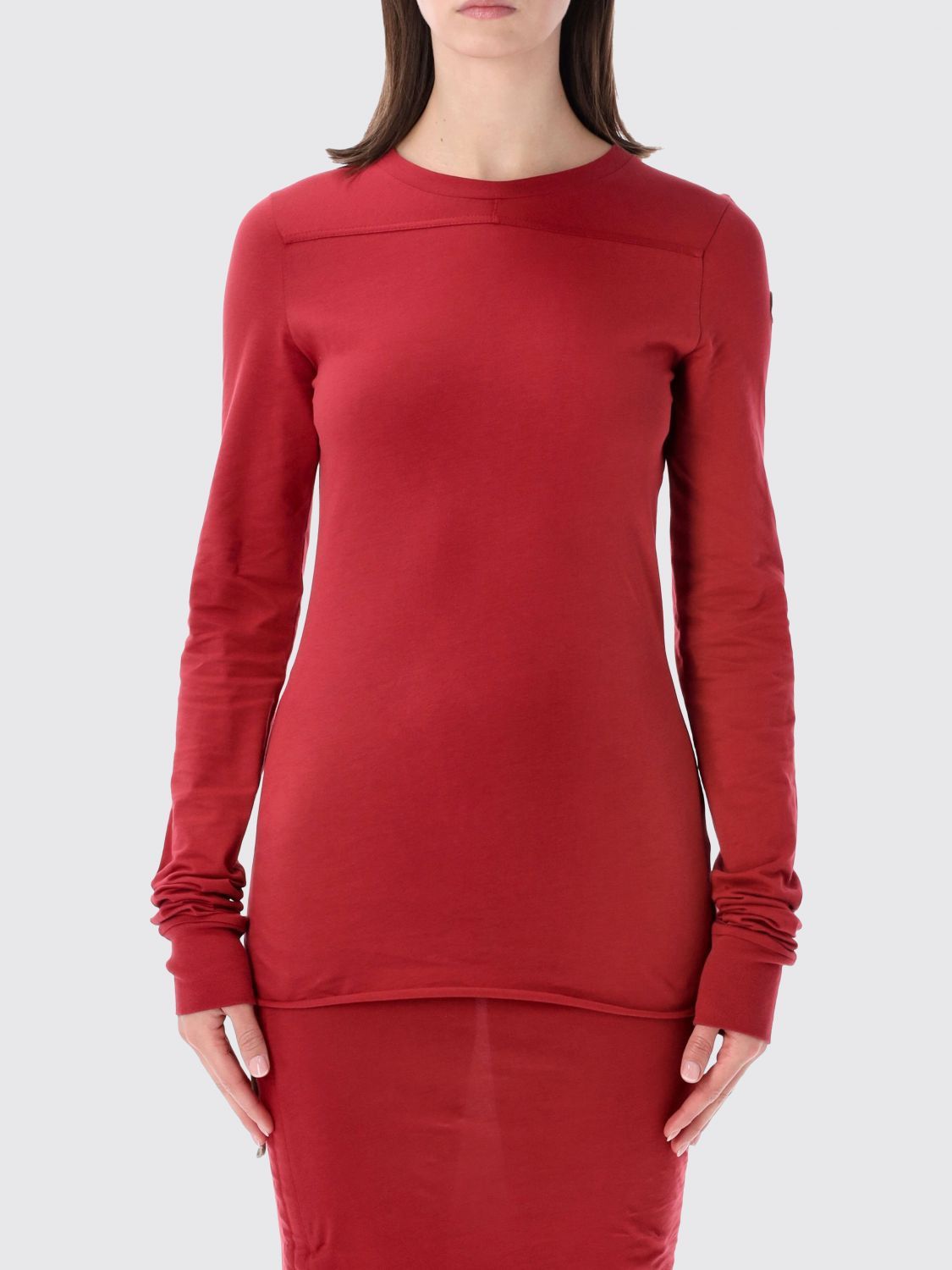 Moncler Moncler T-Shirt Woman Red Size XS / US 0-2 / IT 36-38 - 1 Thumbnail