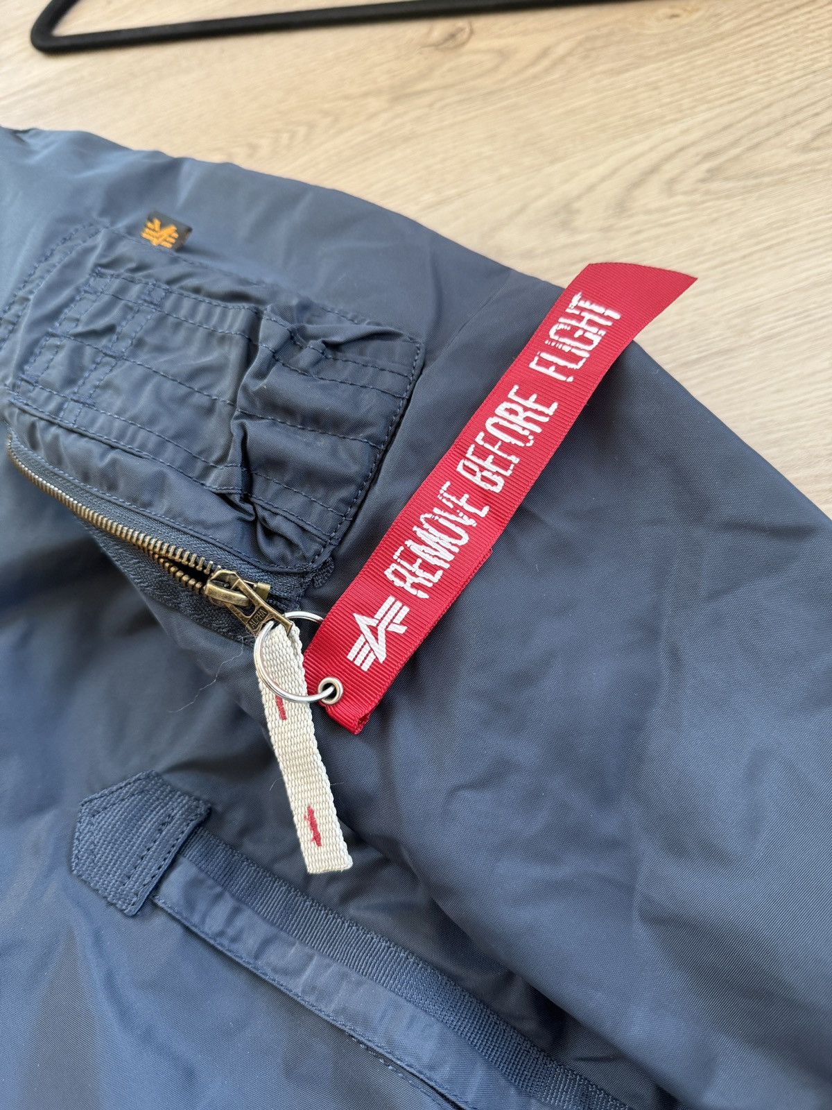 Alpha Industries Alpha Industries Sheep Fur Collar Bomber Jacket Size L Size US L / EU 52-54 / 3 - 8 Thumbnail