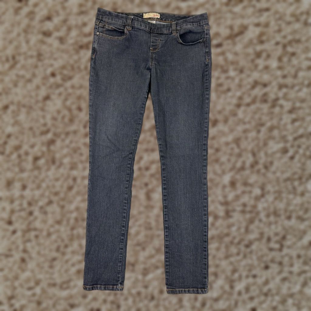 Denime Vintage Jalate Womens Jeans Skinny Black Denim Low Rise 32x31 Cotton City Style Size 34" / US 12 / IT 48 - 1 Thumbnail