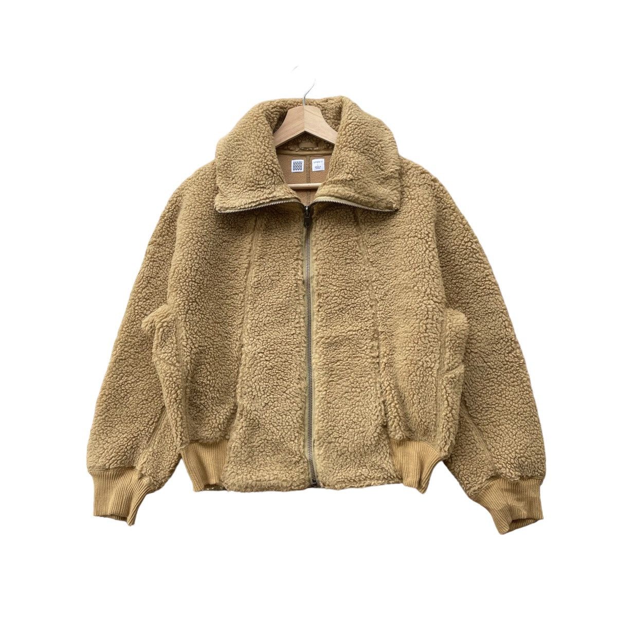 Lemaire × Uniqlo Vintage Lemaire X Uniqlo Sherpa Fleece Turtleneck Jacket Size US L / EU 52-54 / 3 - 1 Thumbnail