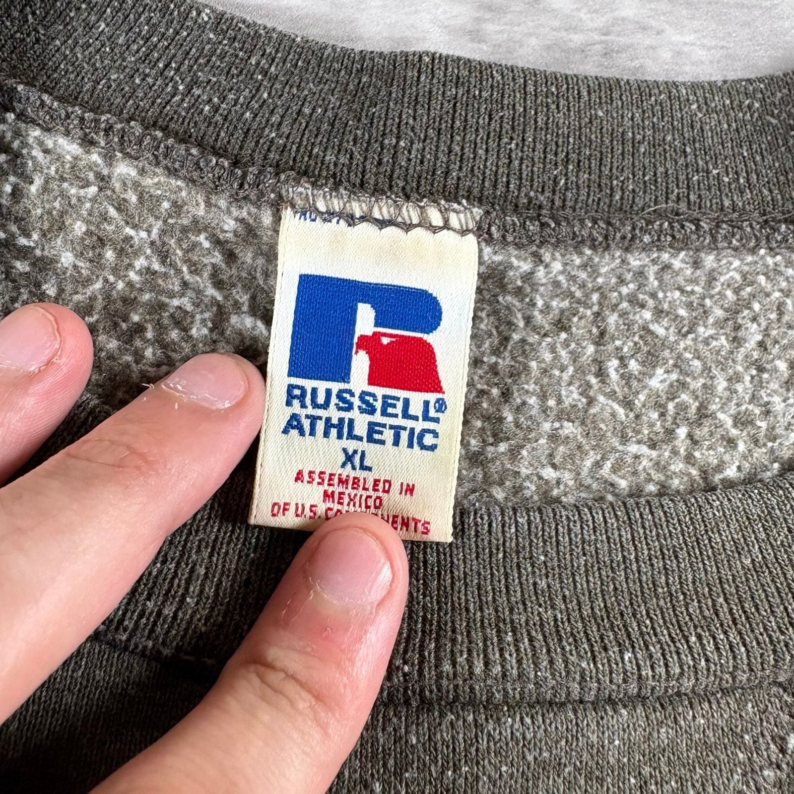 Russell Athletic Vintage 90s Russell blank crewneck Size US XL / EU 56 / 4 - 2 Thumbnail