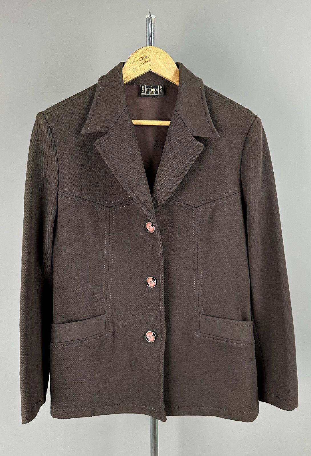 Fendi Fendi - Casual Jacket Button Down Size M / US 6-8 / IT 42-44 - 1 Thumbnail