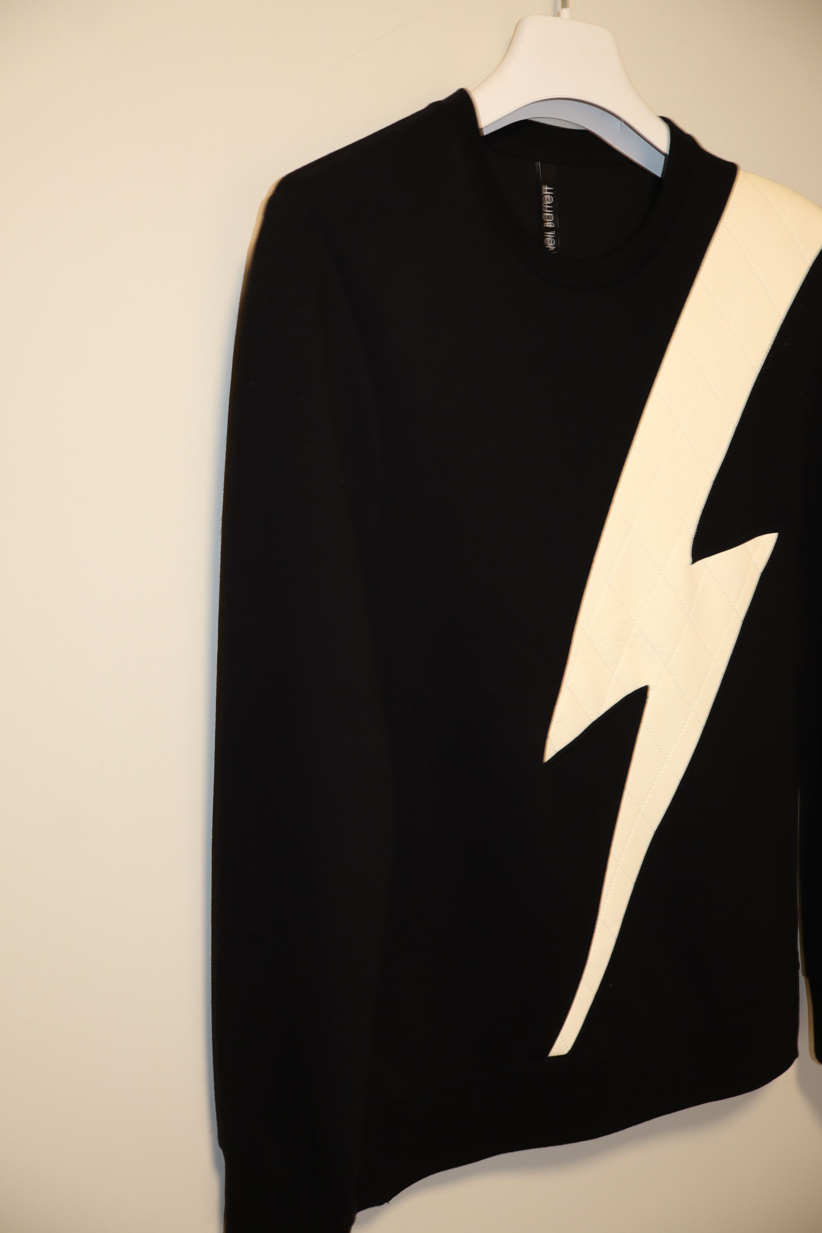Neil Barrett Leather bolt insert sweatshirt Size US XS / EU 42 / 0 - 7 Thumbnail