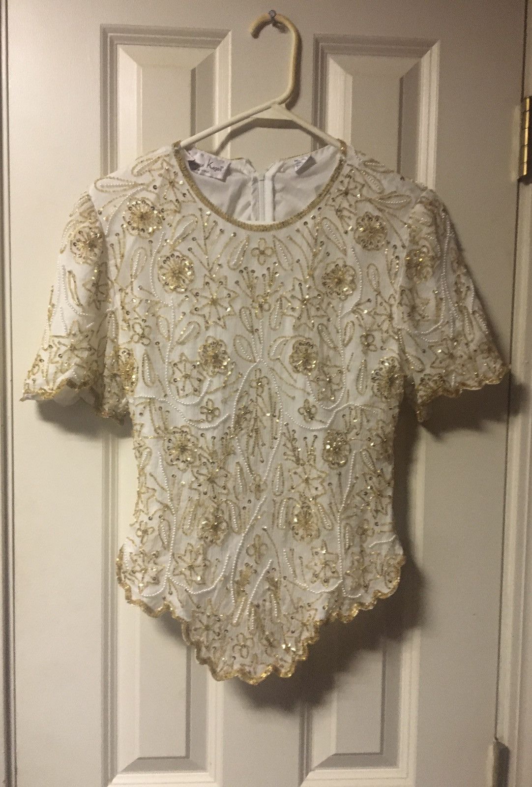 Vintage New Vintage Womens Laurence Kazar Silk Top Petite Medium Size M / US 6-8 / IT 42-44 - 4 Thumbnail