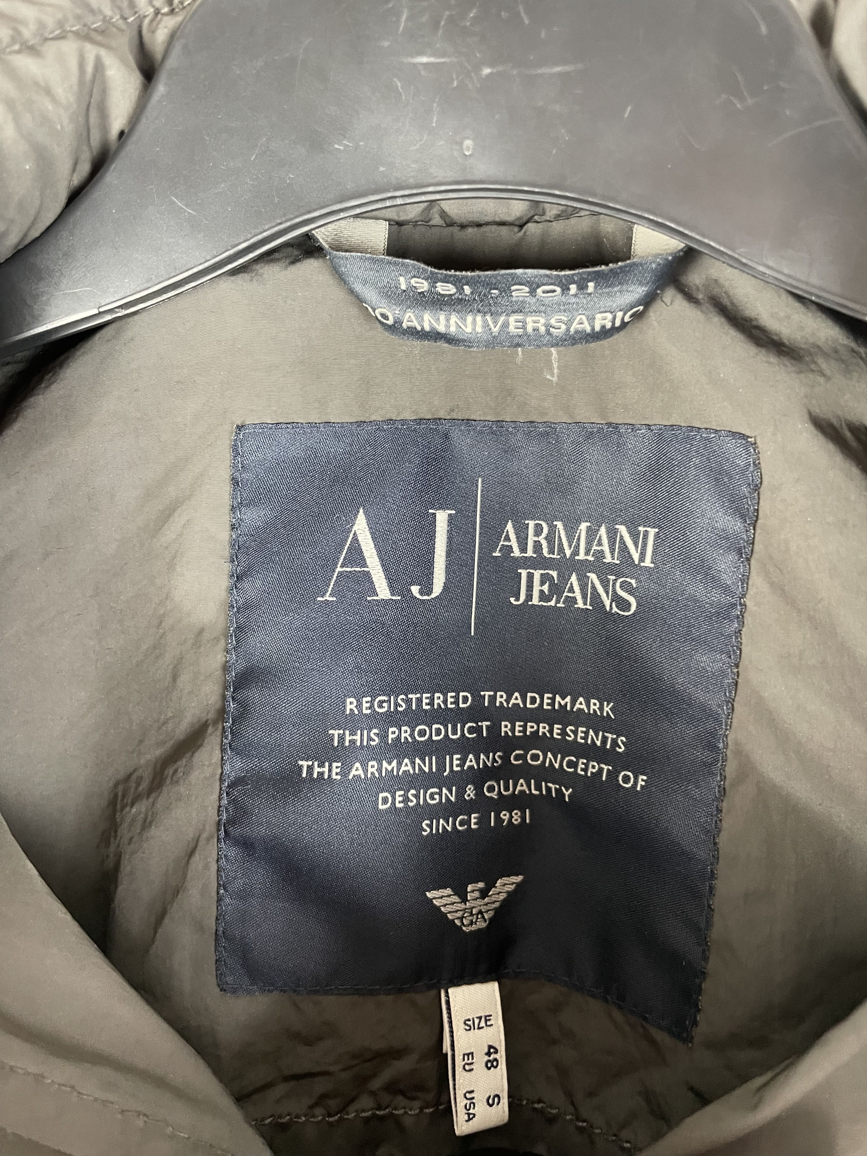 Armani Vintage ARMANI Jacket Bomber Size US S / EU 44-46 / 1 - 5 Thumbnail