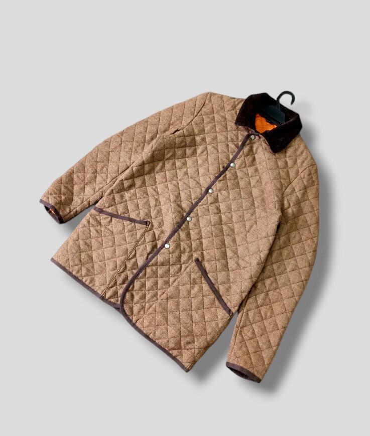 Mackintosh × Paul Smith A03 Mackintosh X Paul Smith Button Tap Quilted Wool Jacket Size US L / EU 52-54 / 3 - 3 Thumbnail