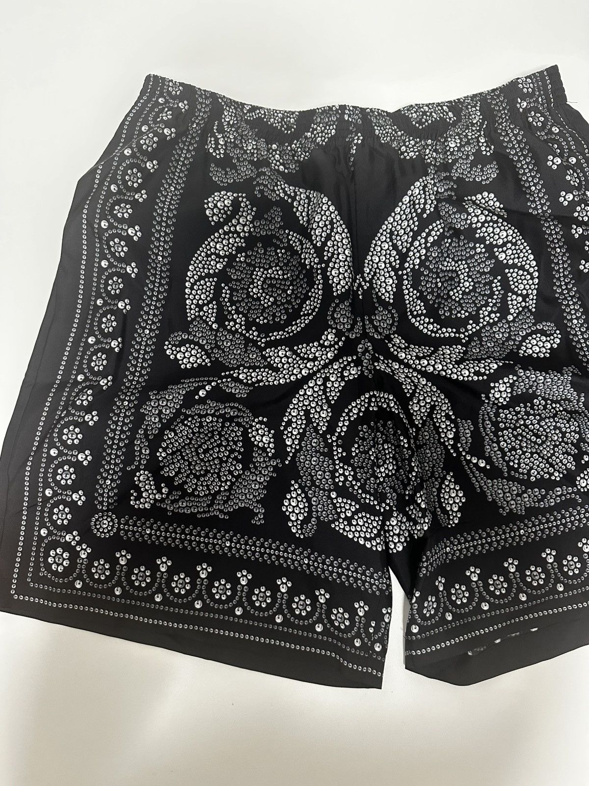 Versace Versace Baroque Silk Shorts Size US 40 / EU 56 - 2 Thumbnail