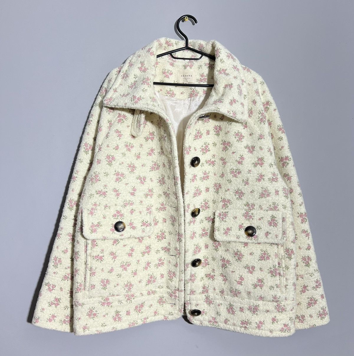 Sezane Sezane Leo Coat Floral Jacket Size M / US 6-8 / IT 42-44 - 8 Thumbnail