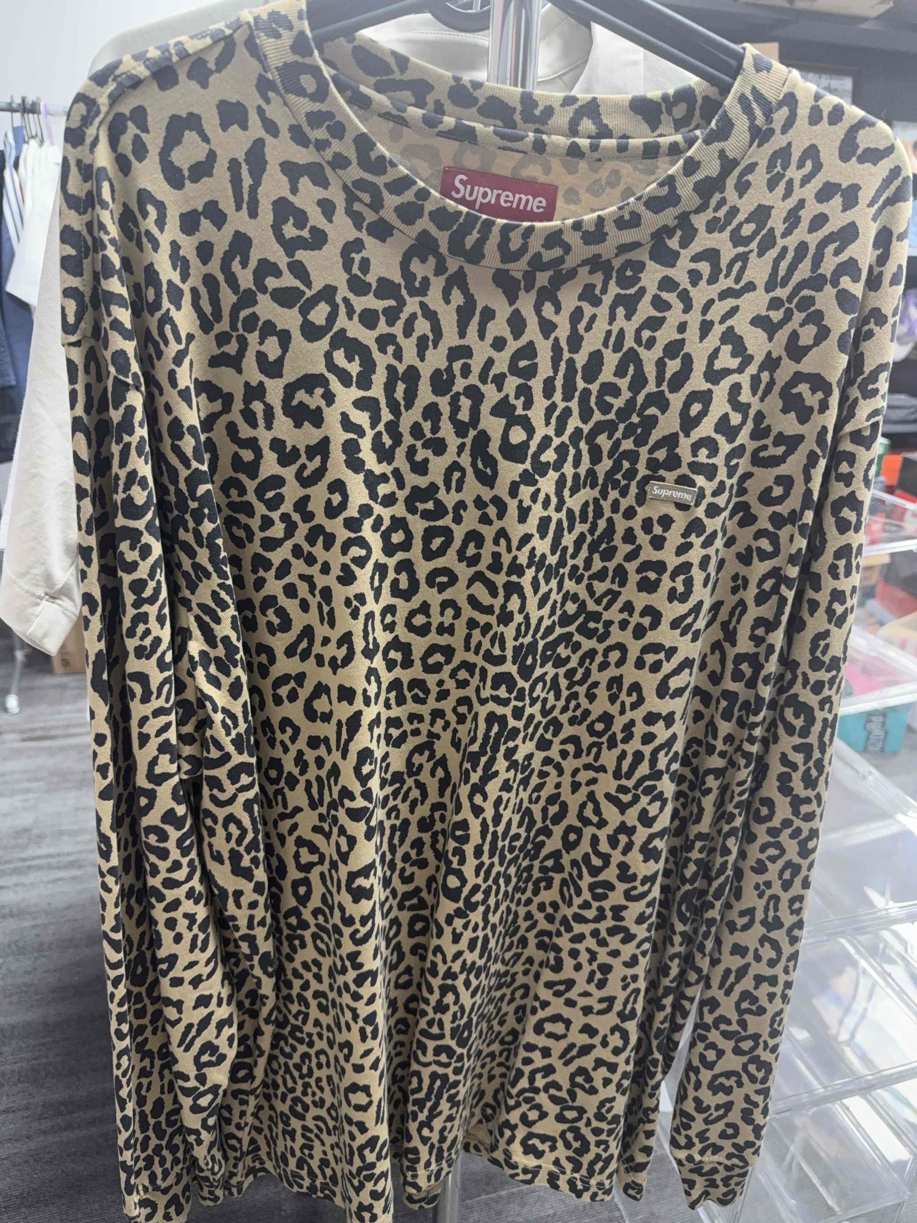 Supreme Supreme Leopard Print Long Sleeve T-Shirt Size L | Grailed