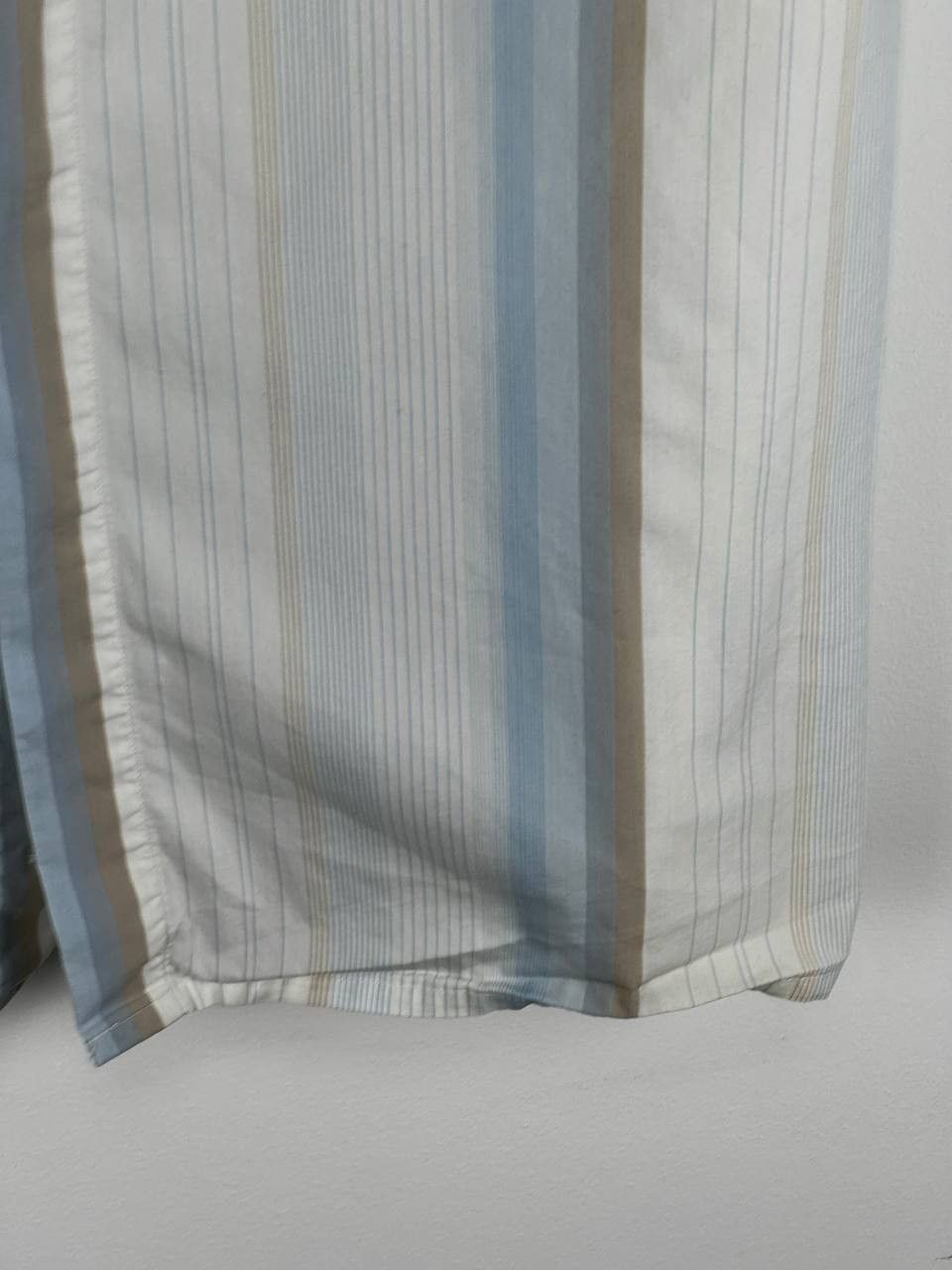 Vintage × Yves Saint Laurent Cotton YSL Shirt Blue Striped Longsleeve Button Up Size US L / EU 52-54 / 3 - 8 Thumbnail