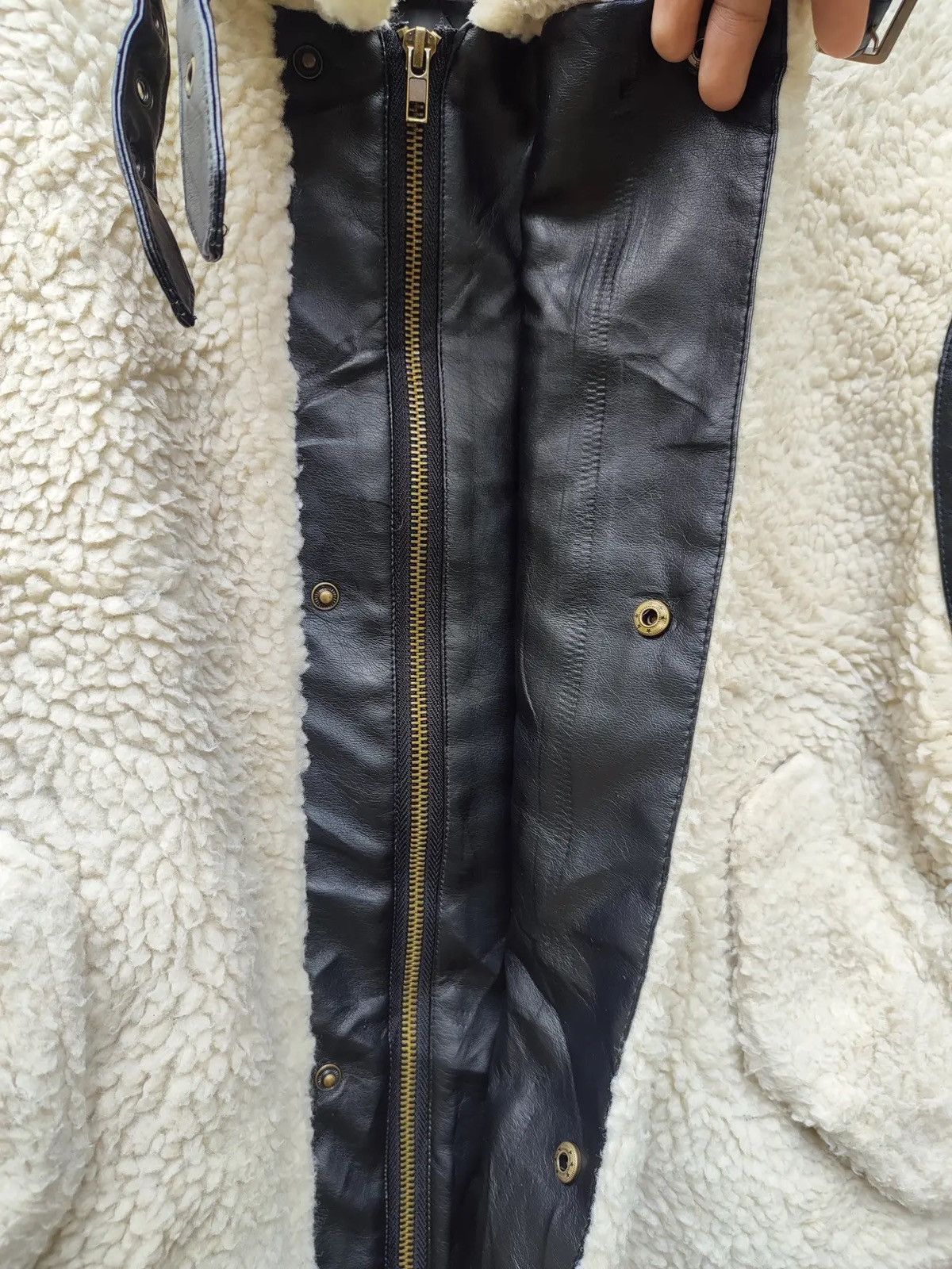Japanese Brand GRL Faux Shearling Bondage-Style Jacket Size US M / EU 48-50 / 2 - 8 Thumbnail