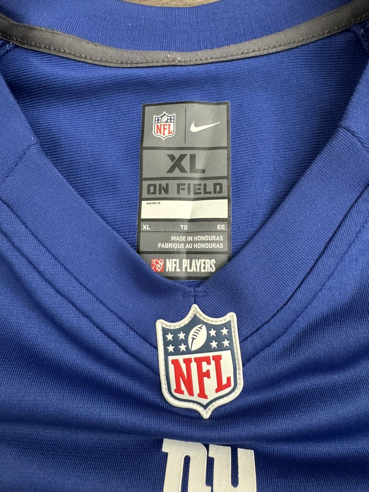 Nike New York Giants Saquan Barkley #26 On Field Home Game Jersey Size US XL / EU 56 / 4 - 4 Thumbnail