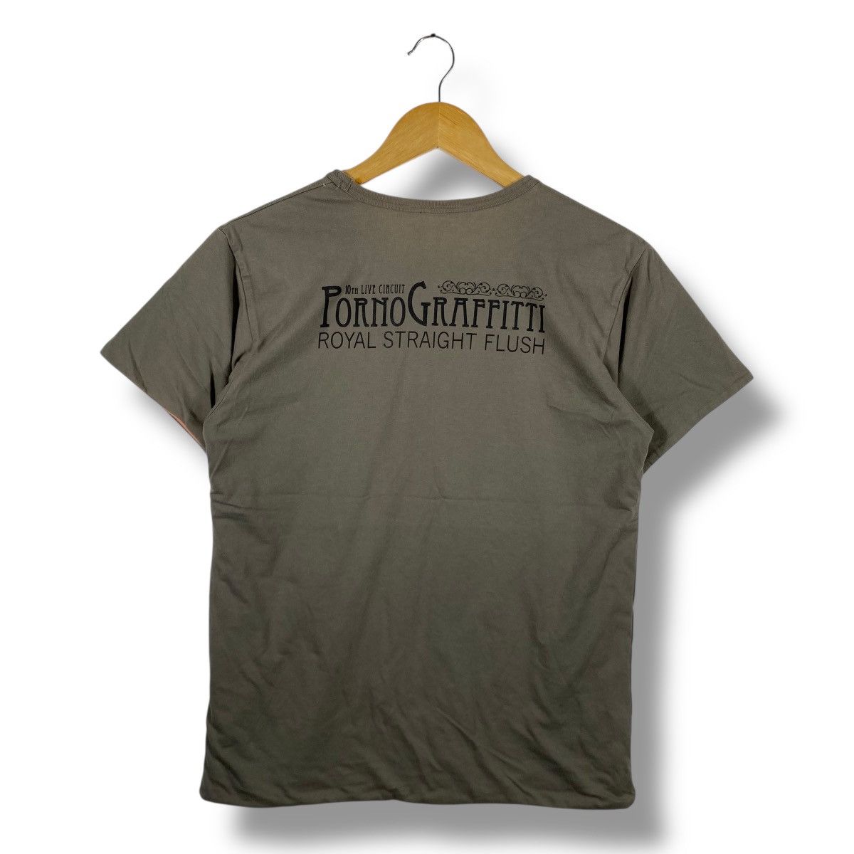 Band Tees Japanese Band PORNO GRAFFITTI Royal Straight Flush Tour Tee Size US M / EU 48-50 / 2 - 5 Thumbnail