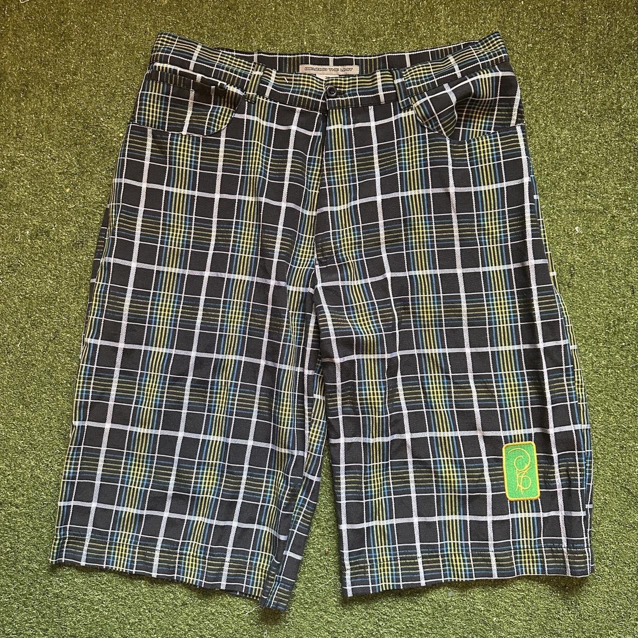 Other Y2K stripe pattern baggy long shorts Size US 36 / EU 52 - 1 Thumbnail
