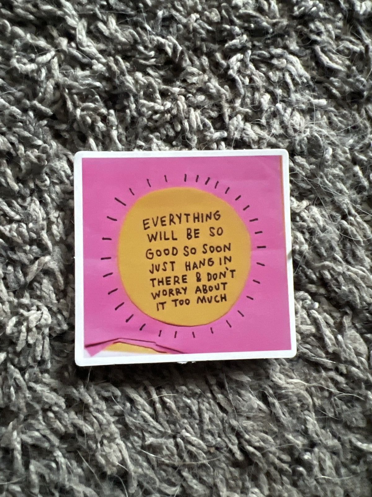 Hypebeast × Vintage Hang In There Sticker Size ONE SIZE - 1 Thumbnail