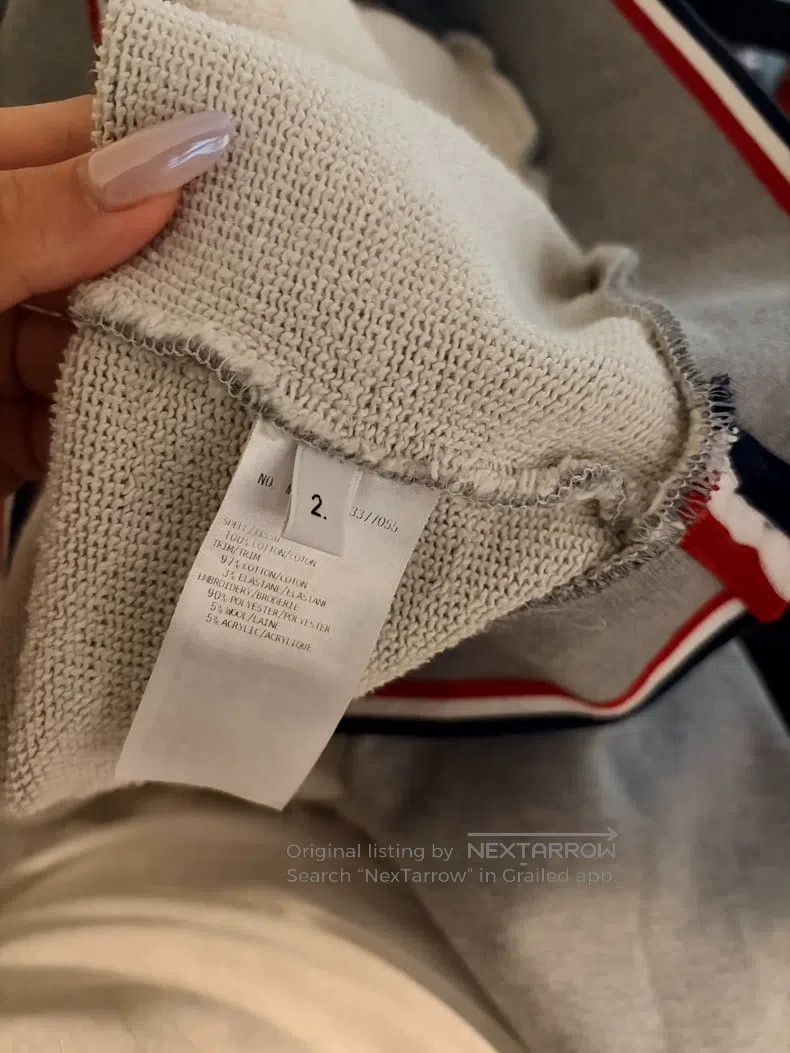 Thom Browne Thom Browne Tennis Gray Hooded Sweatshirt Size US M / EU 48-50 / 2 - 6 Thumbnail