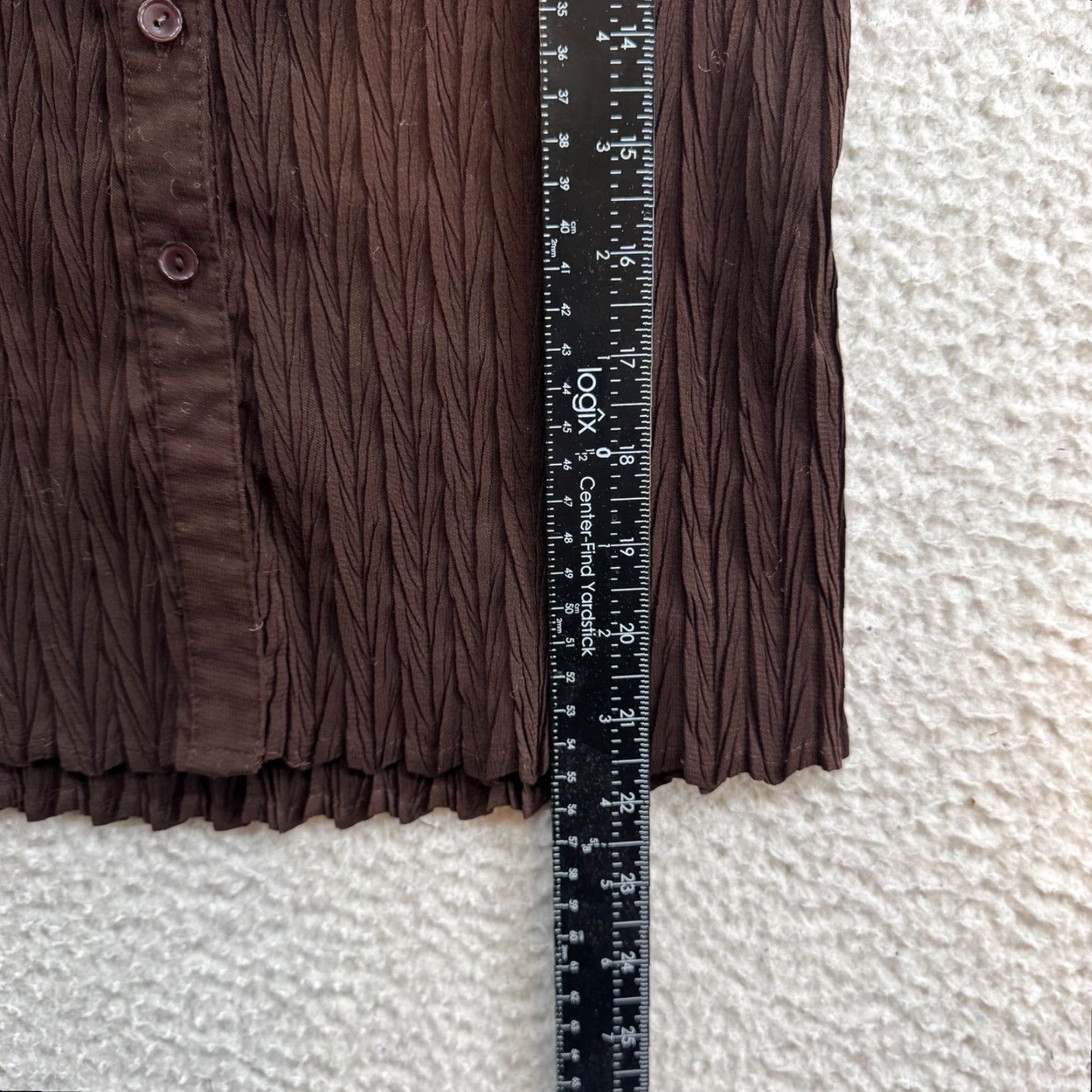 Vintage Y2K Vintage Button Top Blouse Small Brown Fairy Grunge Whimsigoth Corpcore Shirt S Brown Girls Mens Womens Boys Girls Size S / US 4 / IT 40 - 7 Thumbnail