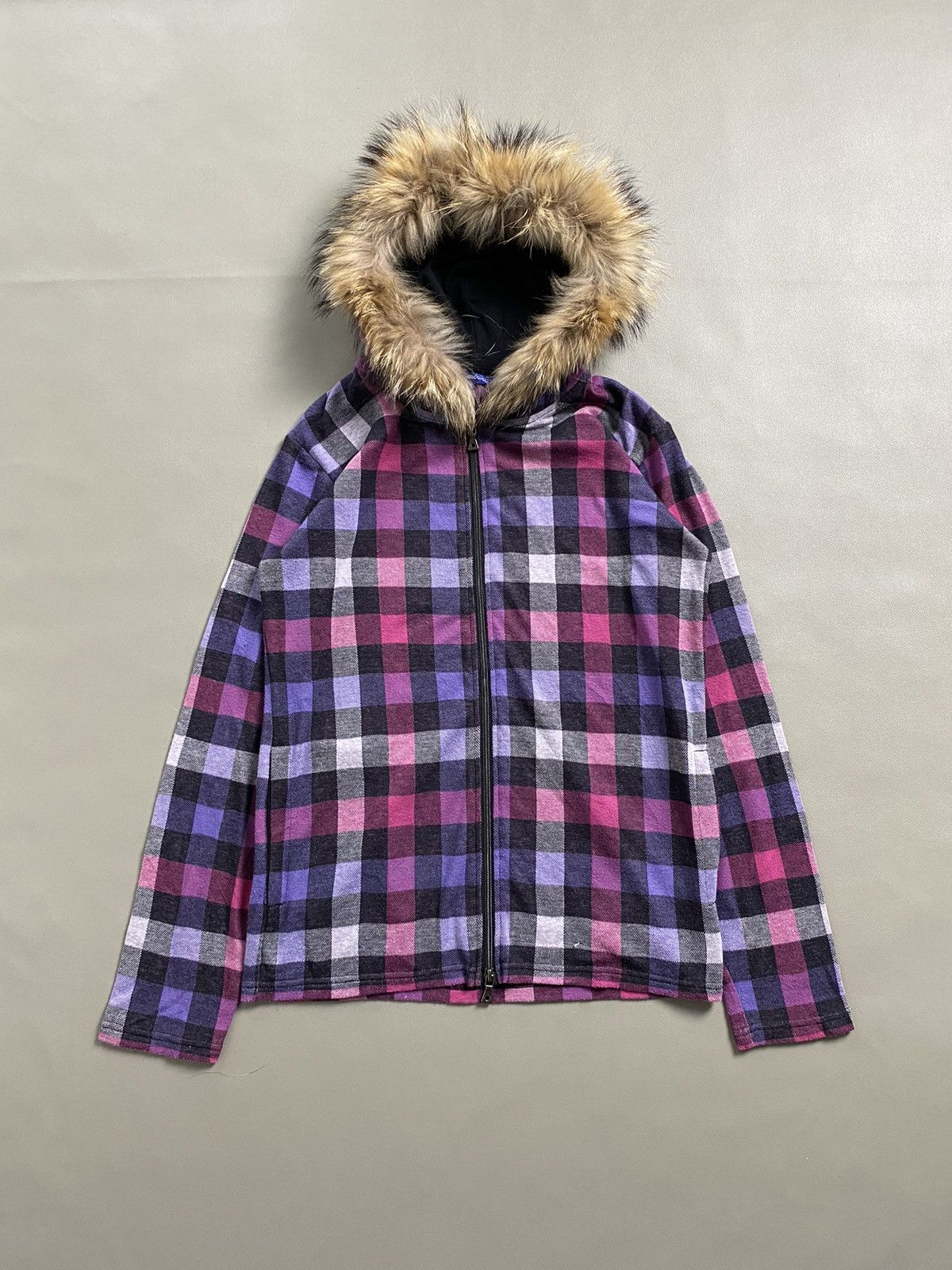 Semantic Design Fur Zip Hoodie IfsixLgb Style