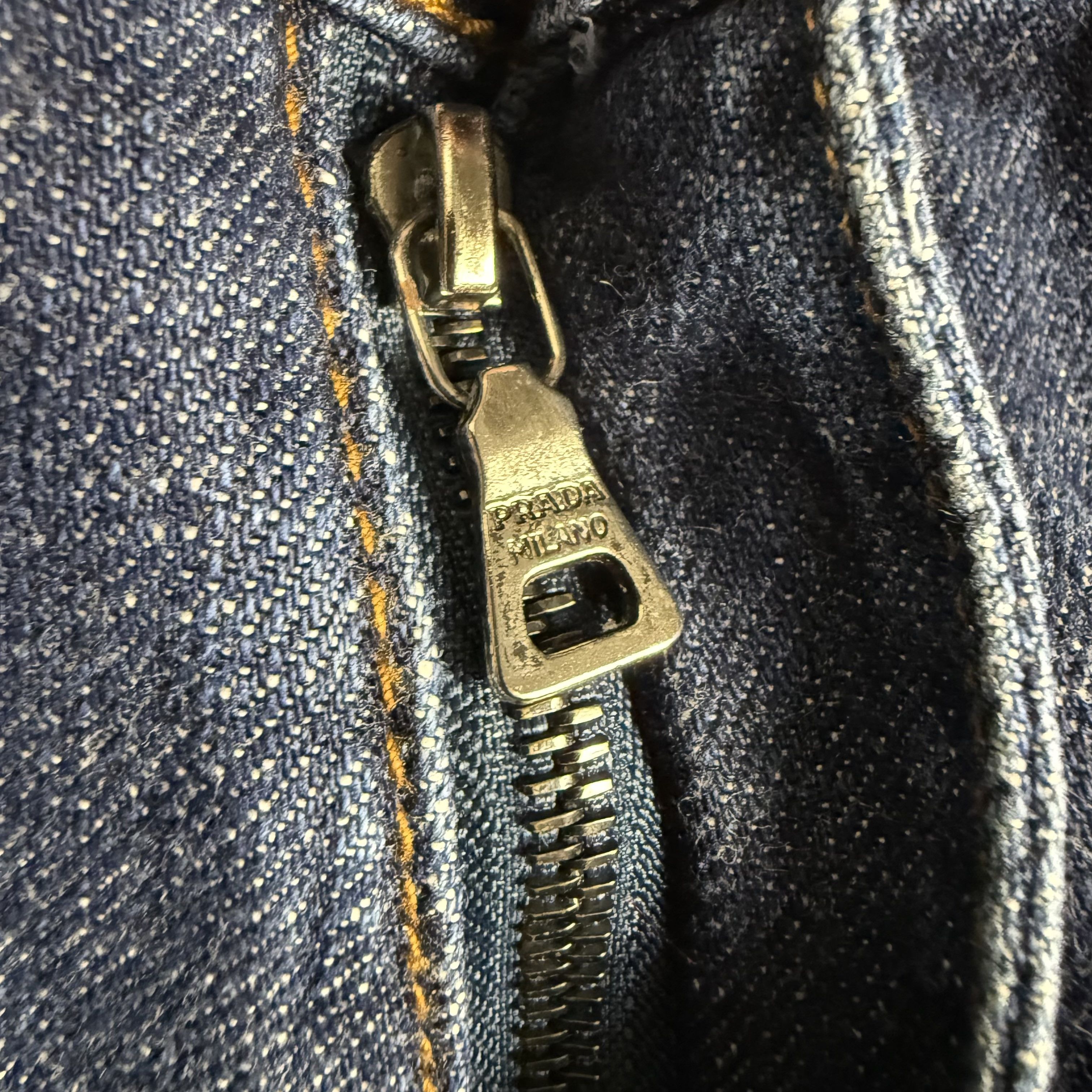 Prada 🔥RARE🔥Vintage Prada Easy Fit Washed Indigo Denim Jeans Size US 33 - 10 Thumbnail