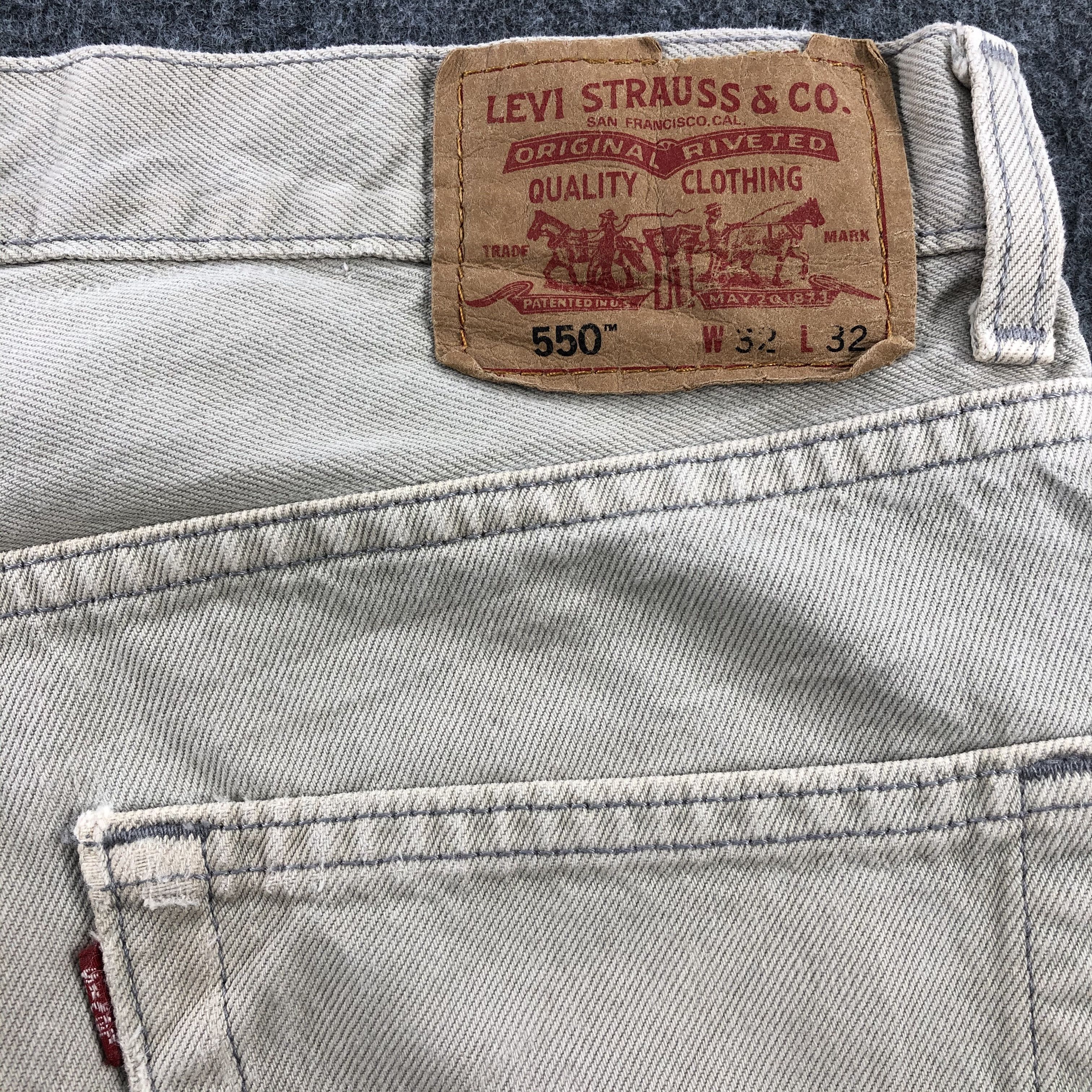 Levi's × Vintage Vintage Light Wash Levis 550 Jeans-JM1901 Size US 33 - 6 Thumbnail