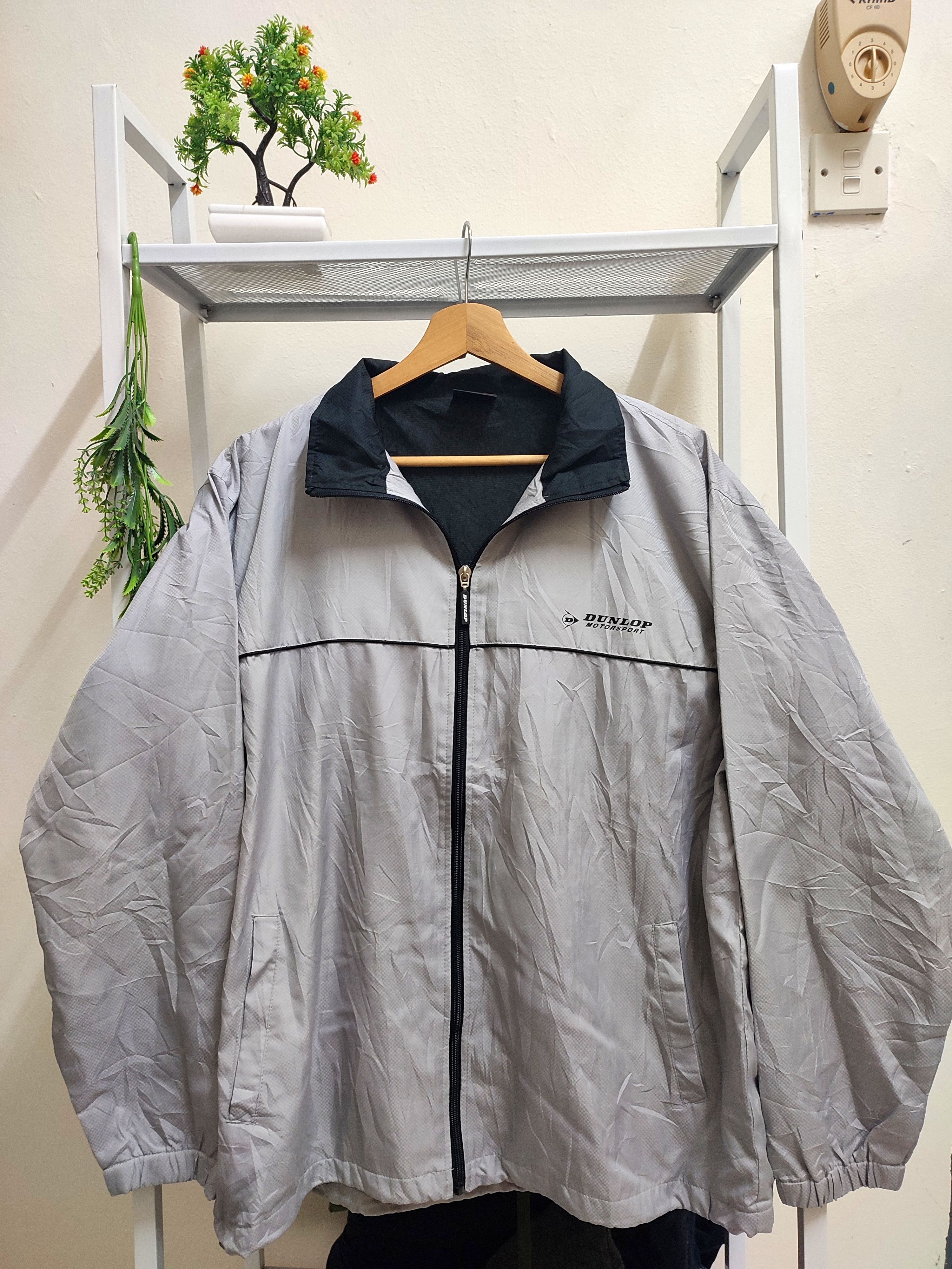 Dunlop Vintage Dunlop Motorsport Zip Up Light Jacket Size US L / EU 52-54 / 3 - 1 Thumbnail
