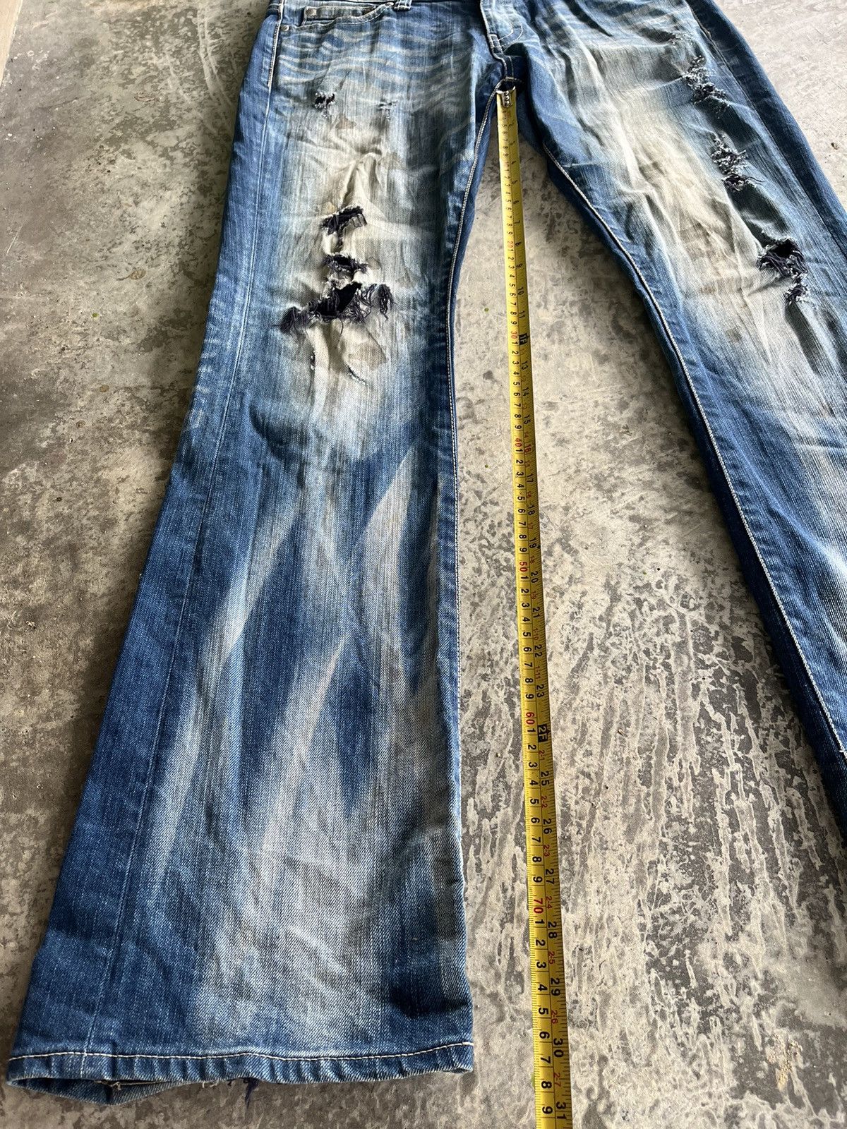 If Six Was Nine × Japanese Brand × Vanquish Flare Vanquish Denim Tornado Mart Inspired Size US 33 - 6 Thumbnail