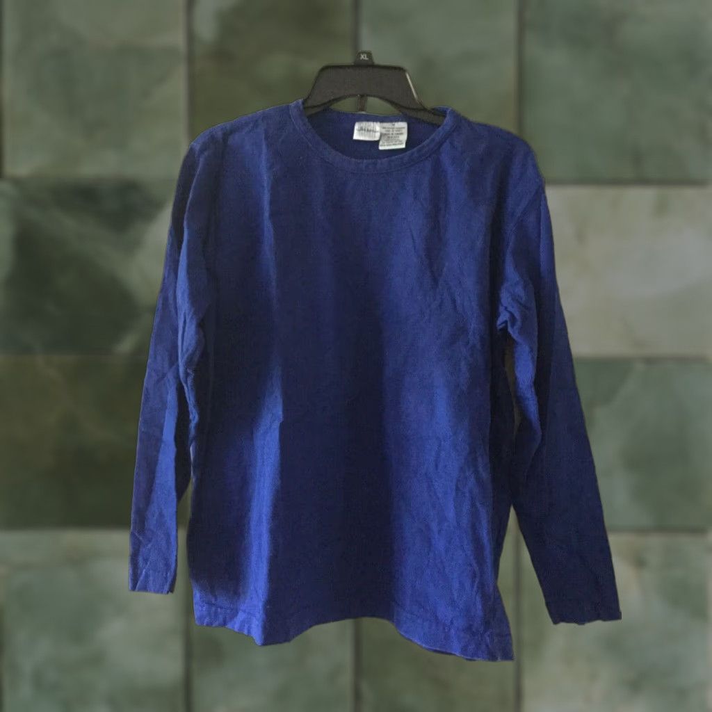 Vintage VINTAGE Jason Maxwell Long Sleeve Shirt Women’s Medium Blue Cotton Size M / US 6-8 / IT 42-44 - 1 Thumbnail