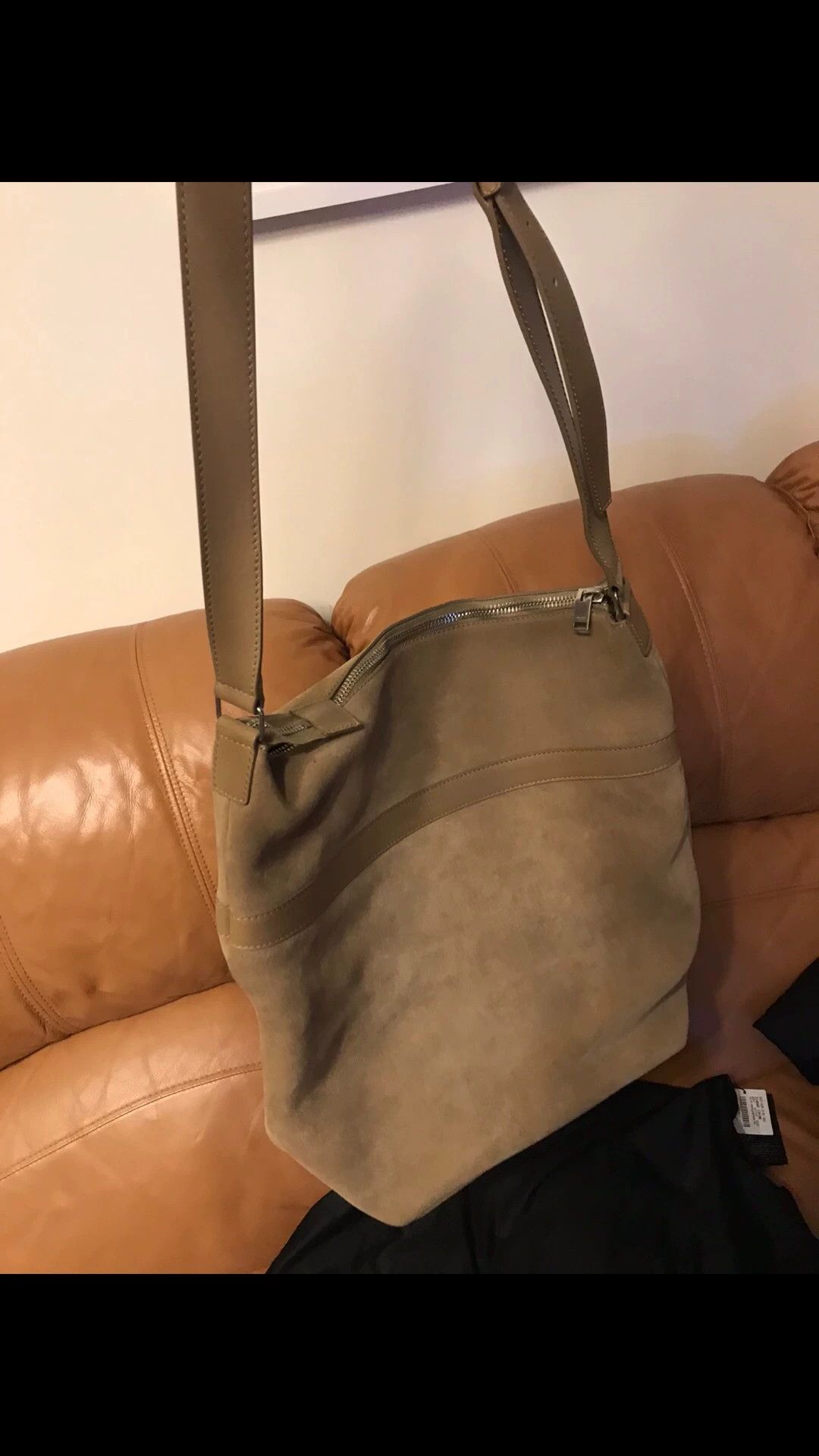Saint Laurent Paris SLP crossbody messenger bag cowhide suede Size ONE SIZE - 3 Thumbnail