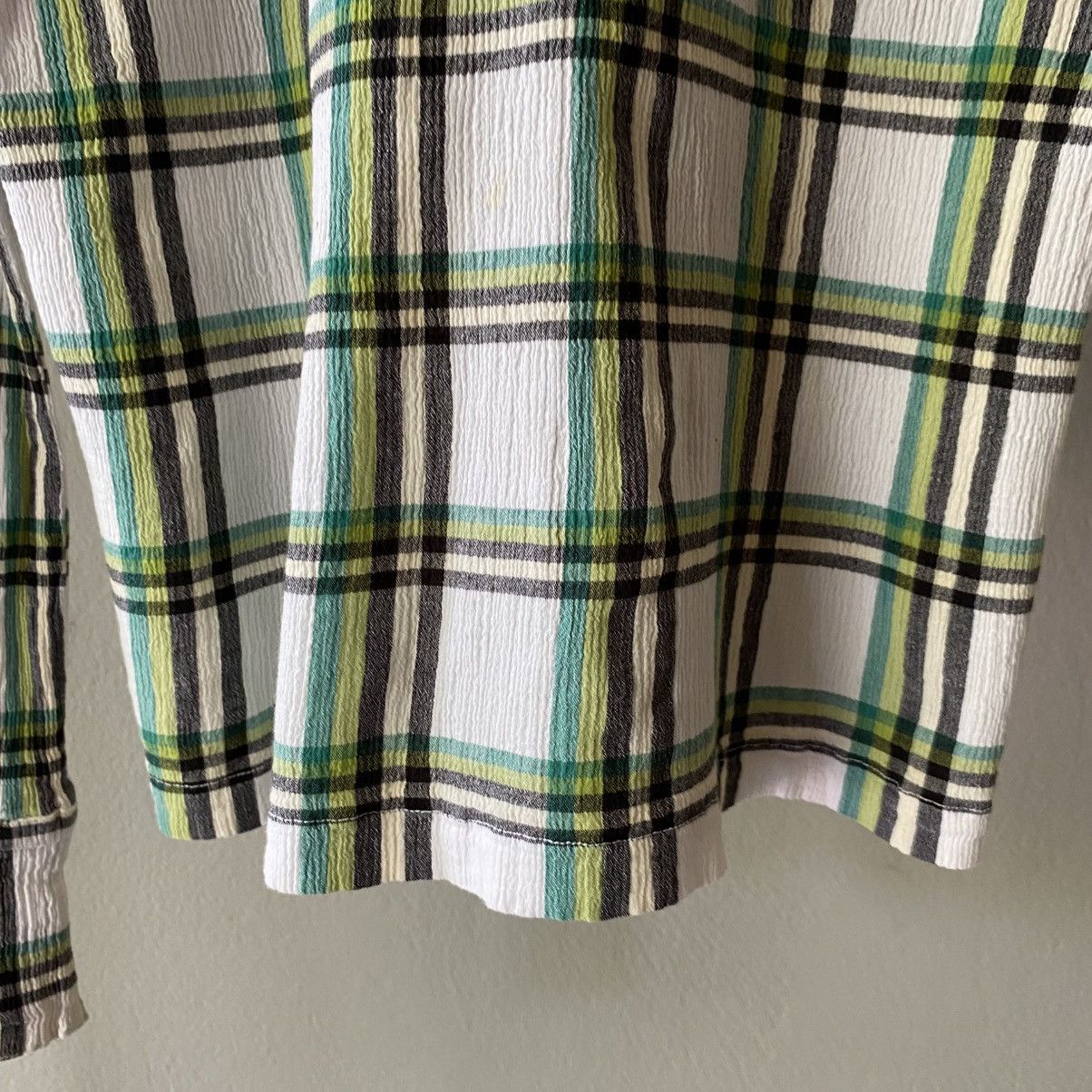 Tsumori Chisato Tsumori Chisato Plaid Long Sleeve Button-Up Shirt Size XS / US 0-2 / IT 36-38 - 18 Thumbnail