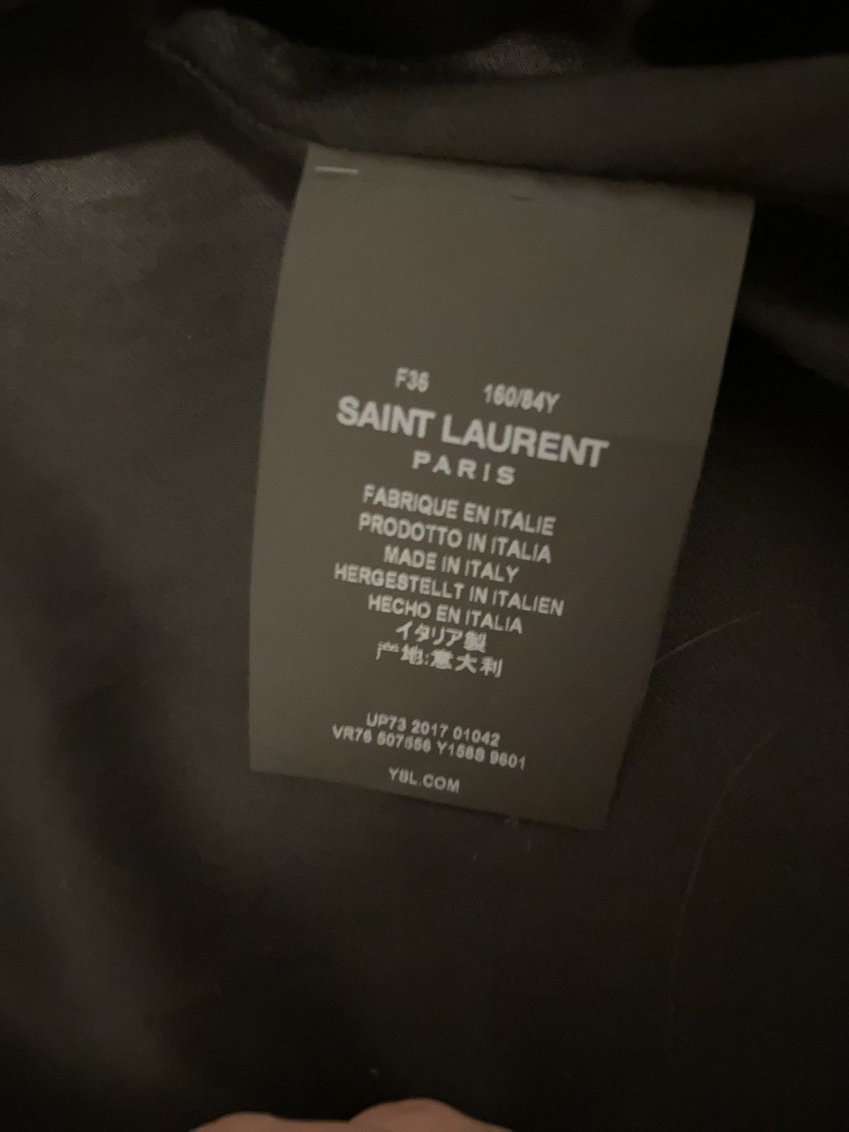 Saint Laurent Paris Saint Laurent Paris Teddy jacket "Heaven" ss17 Size US S / EU 44-46 / 1 - 5 Thumbnail