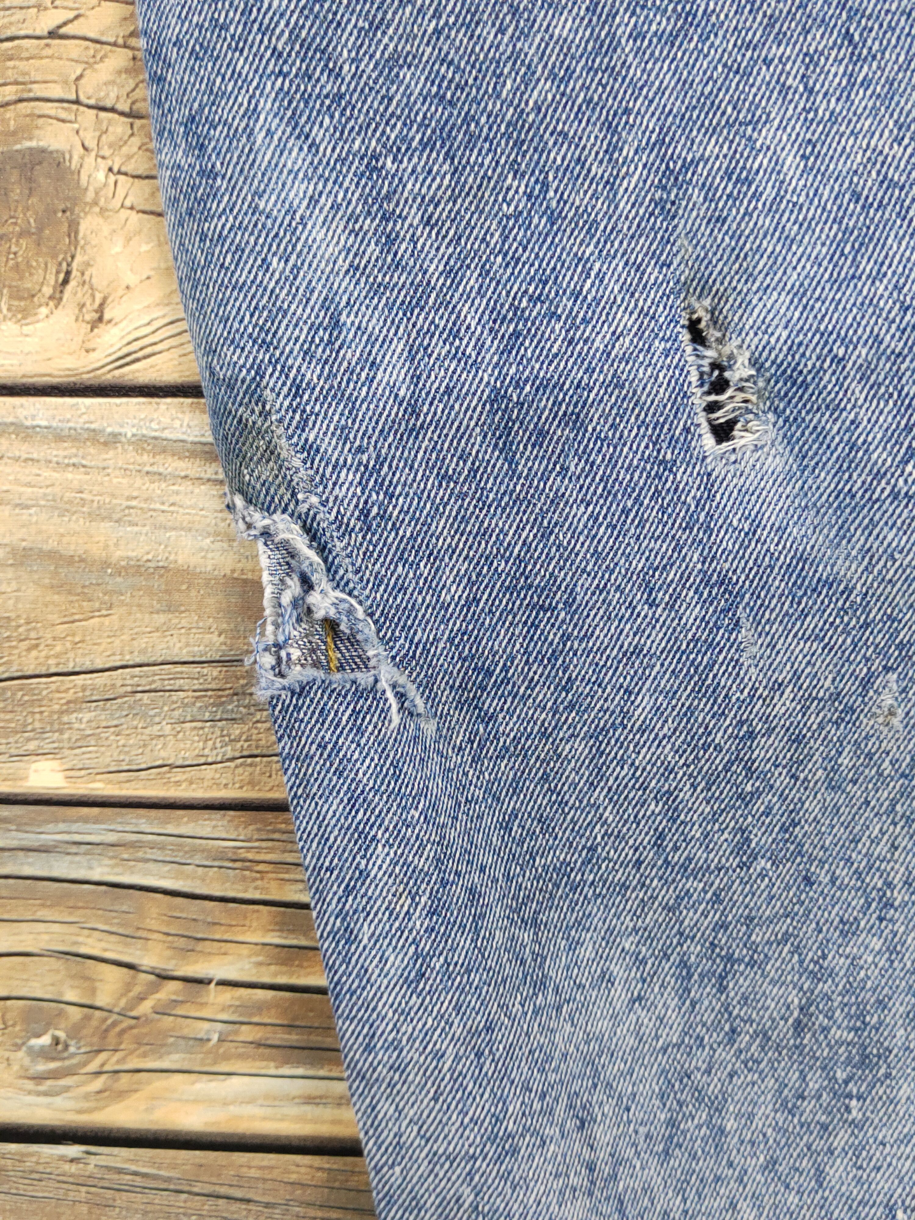 Japanese Brand Manx Blue Distressed multipocket Ripped Jeans #W1569 Size US 36 / EU 52 - 12 Thumbnail