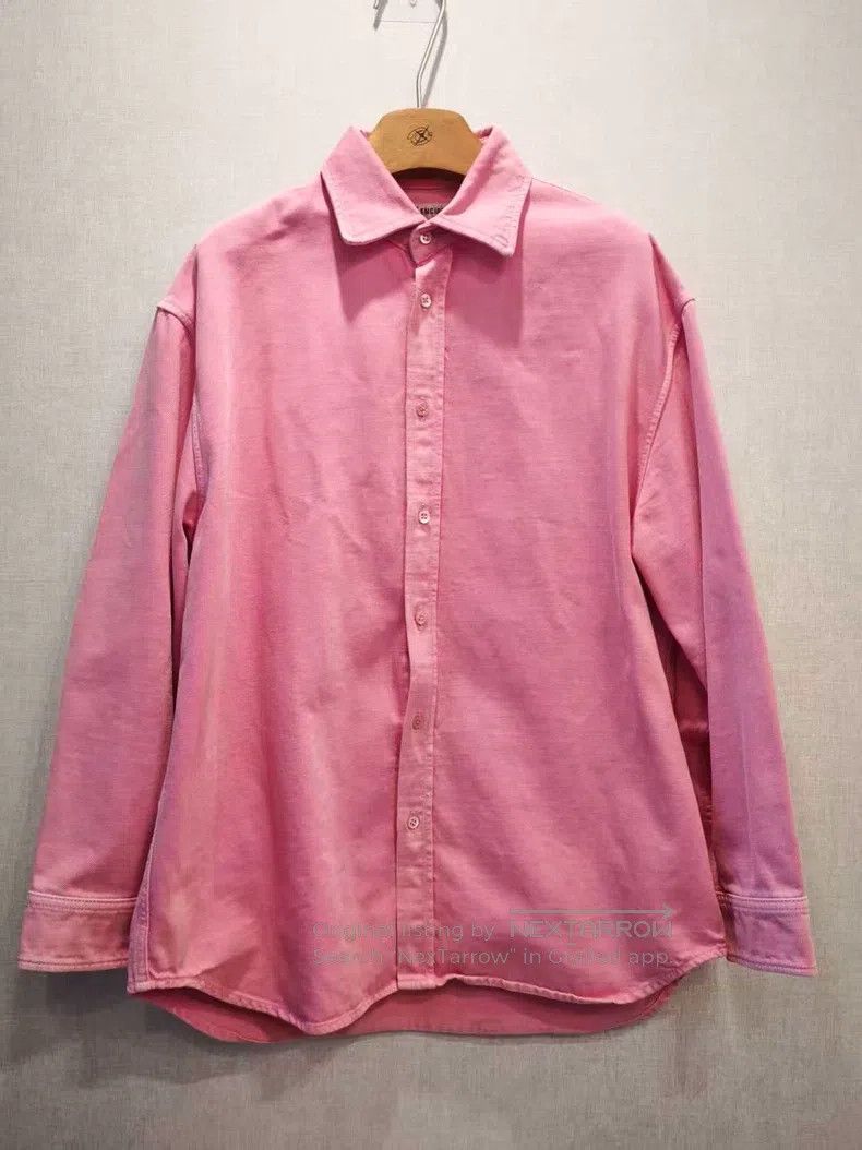 Balenciaga Balenciaga Pink denim jacket Size XS / US 0-2 / IT 36-38 - 1 Thumbnail