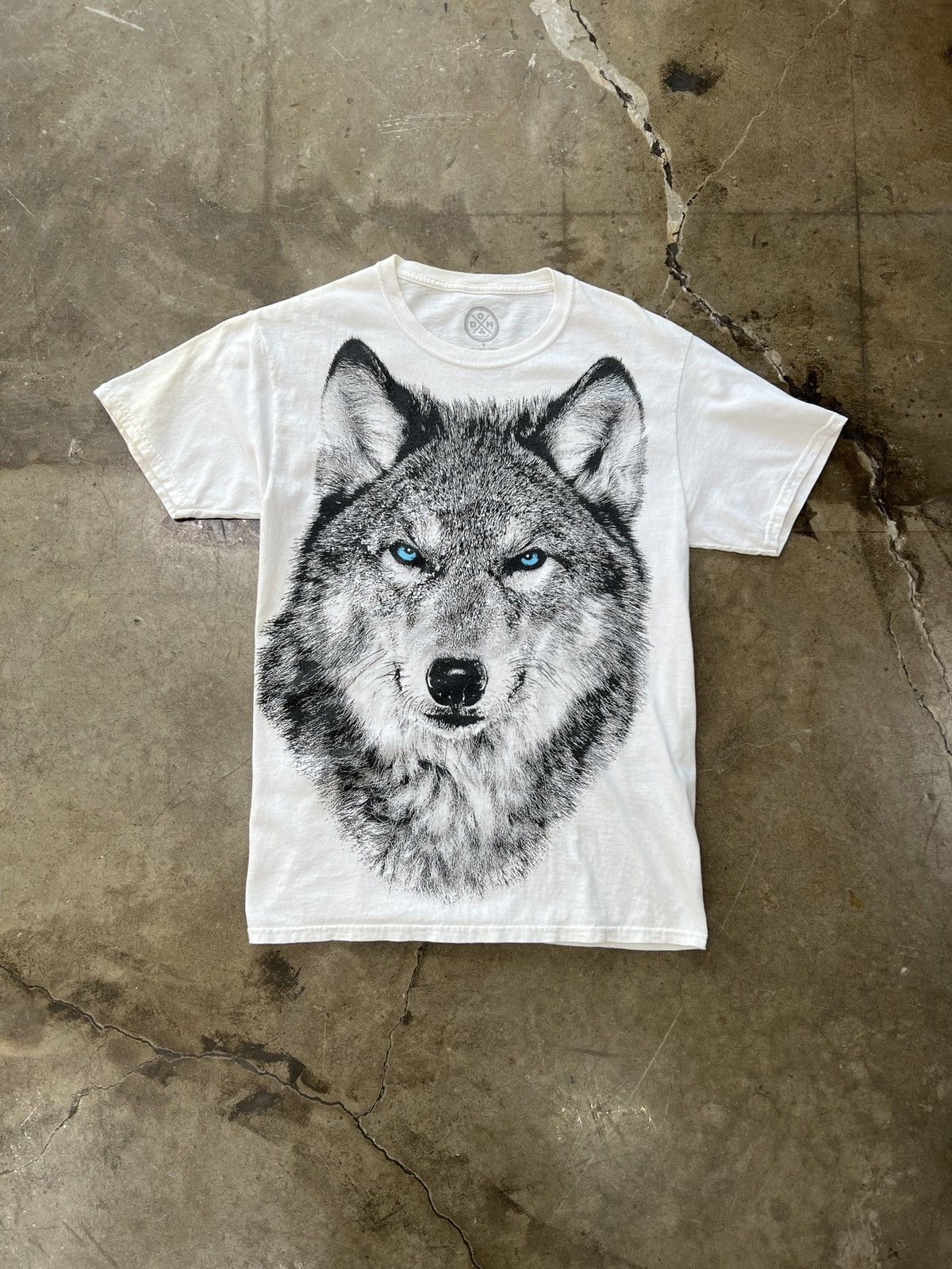Vintage Full Front Graphic Wolf Eyes Tee Small Size US S / EU 44-46 / 1 - 2 Thumbnail