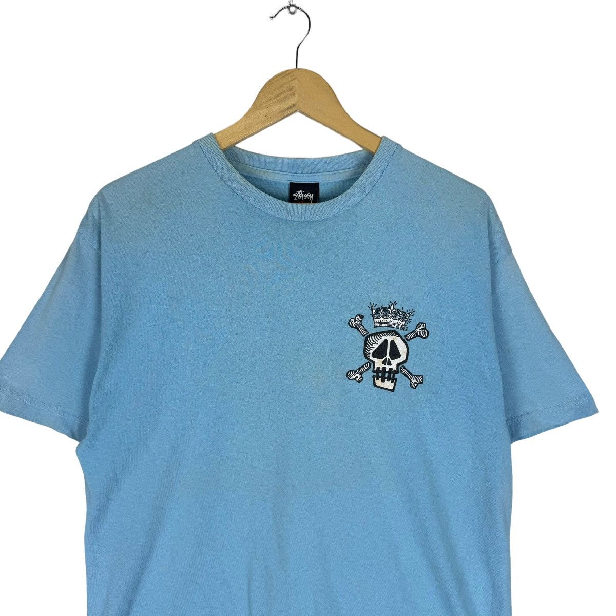 Stussy ❄️STUSSY CROSS SKULLS BONES TSHIRT Size US L / EU 52-54 / 3 - 4 Thumbnail