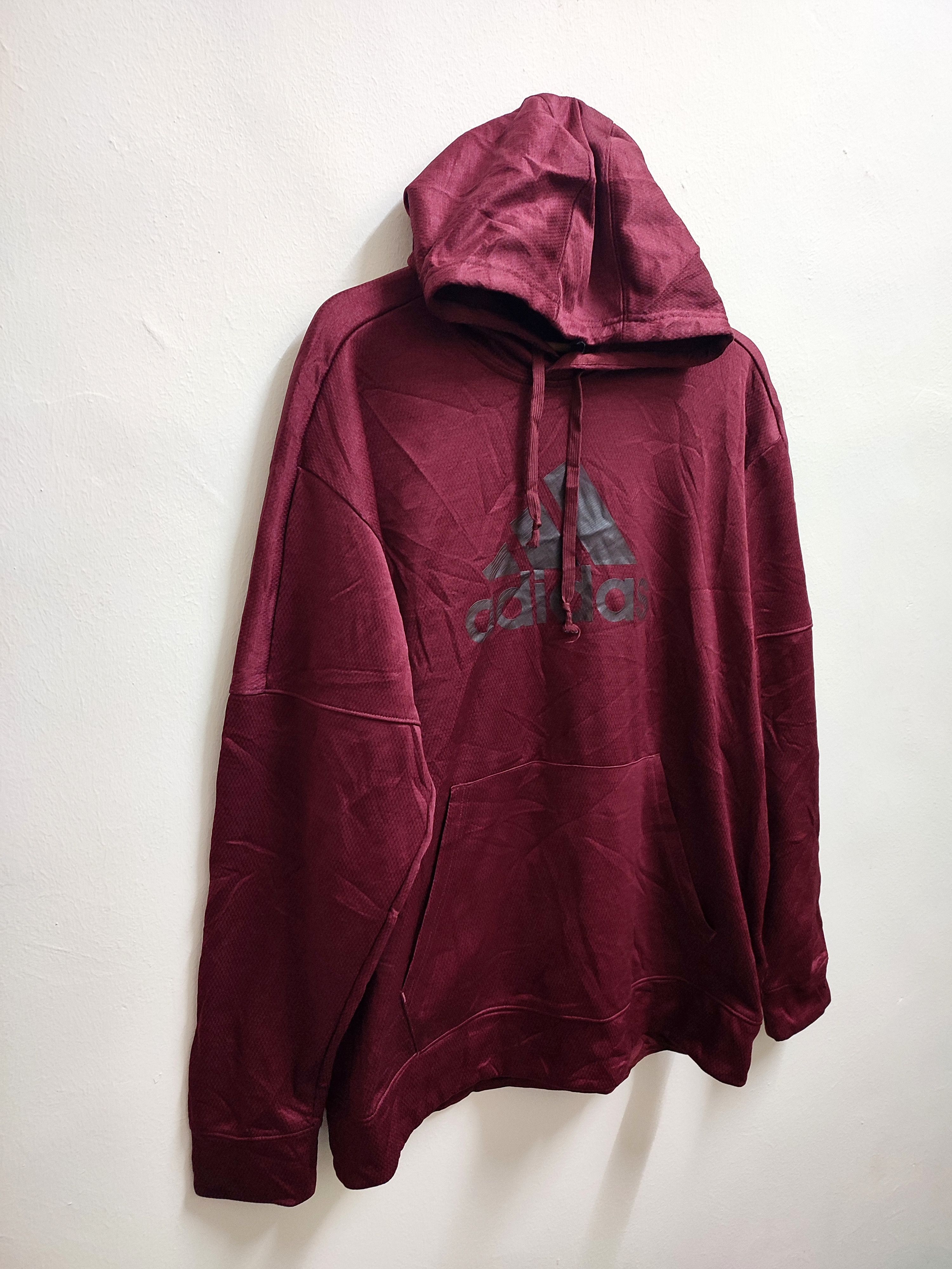 Adidas Adidas Climawarm Maroon Hoodies Size US XL / EU 56 / 4 - 3 Thumbnail