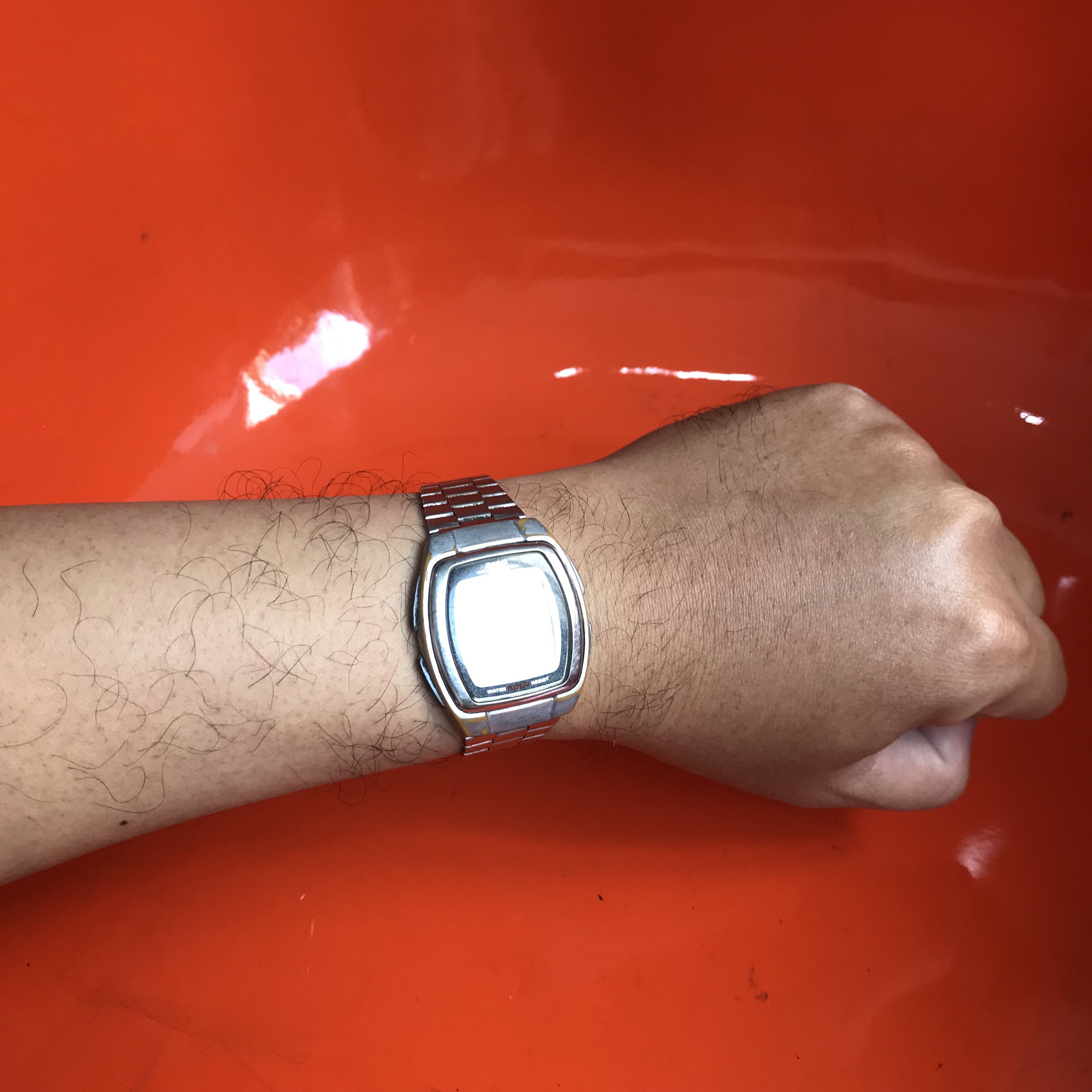 Vintage Casio illuminator Digital Watch mens retro Stainless steel Size ONE SIZE - 7 Thumbnail
