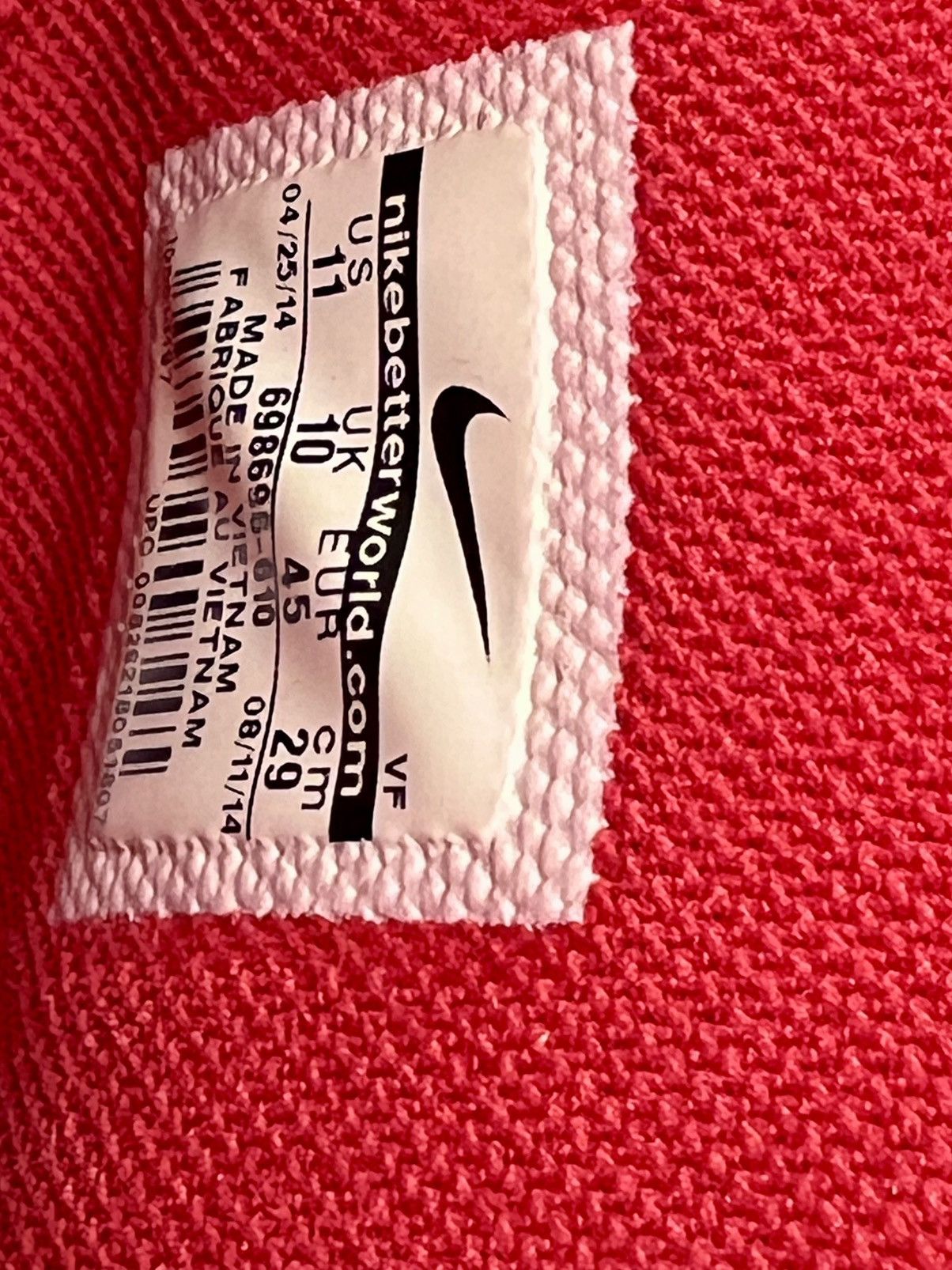 Nike Nike Air Force 1 High Supreme World Famous Red high top Size US 11 / EU 44 - 6 Thumbnail